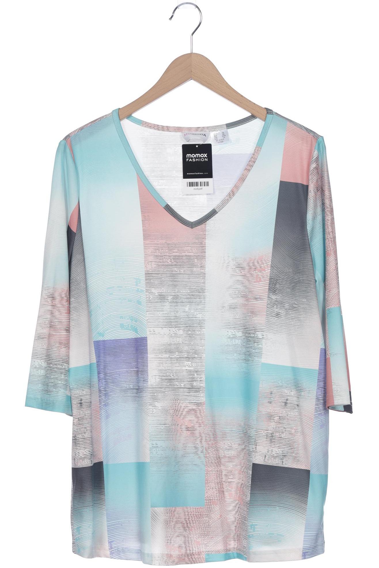 

Miamoda Damen Langarmshirt, mehrfarbig, Gr. 46