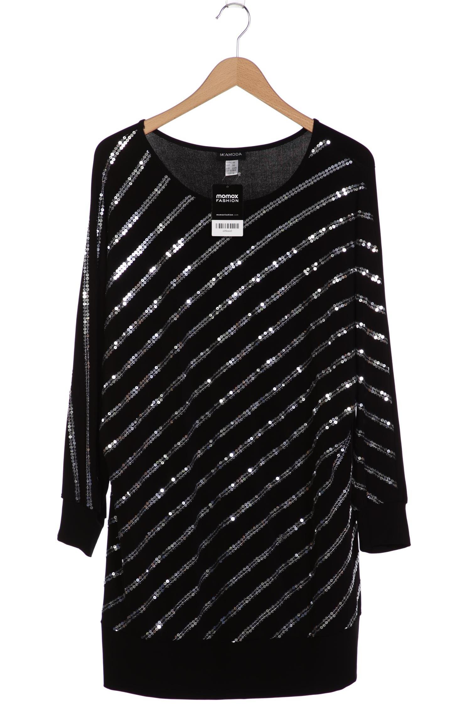 

Miamoda Damen Langarmshirt, schwarz, Gr. 48
