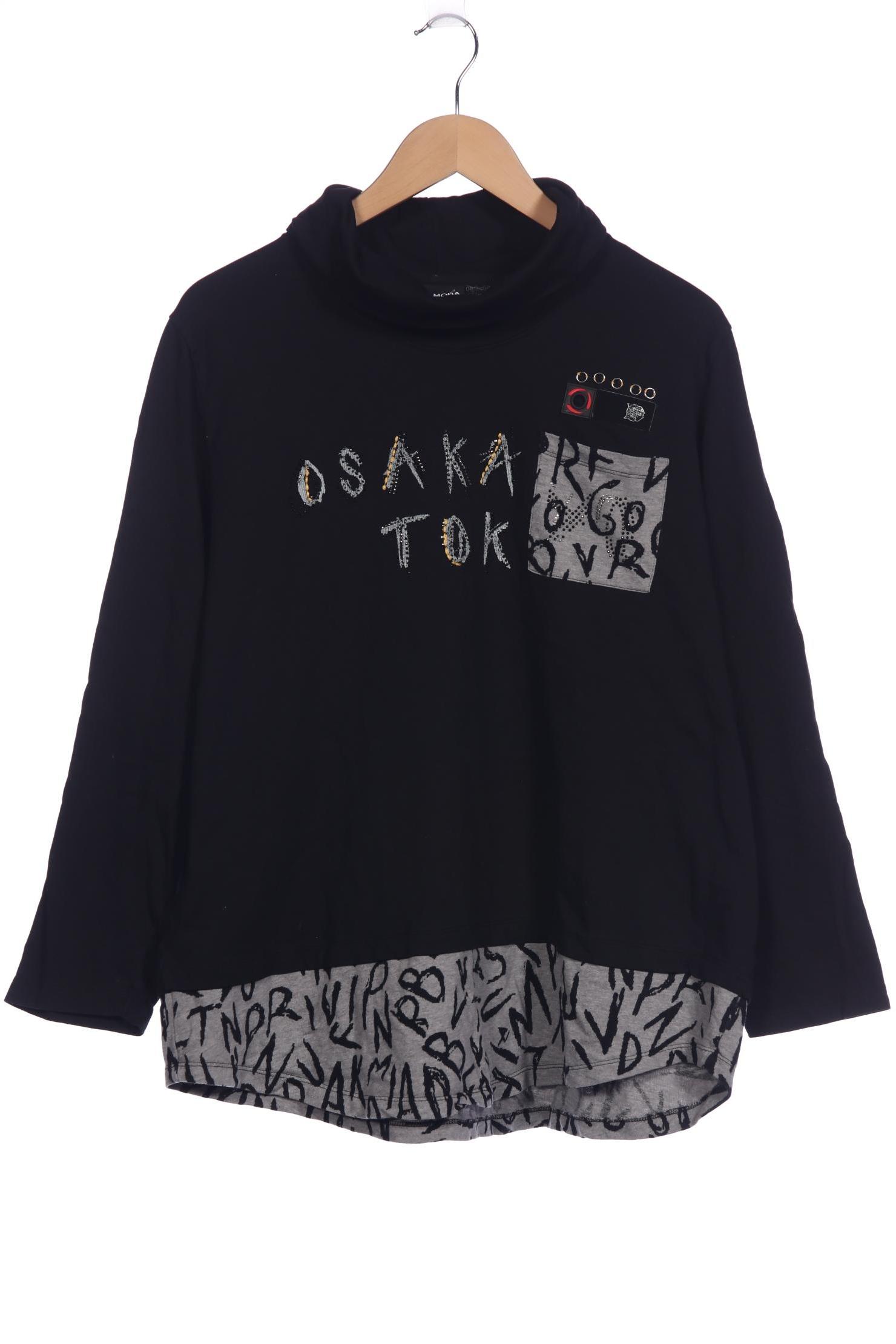 

Miamoda Damen Langarmshirt, schwarz, Gr. 52