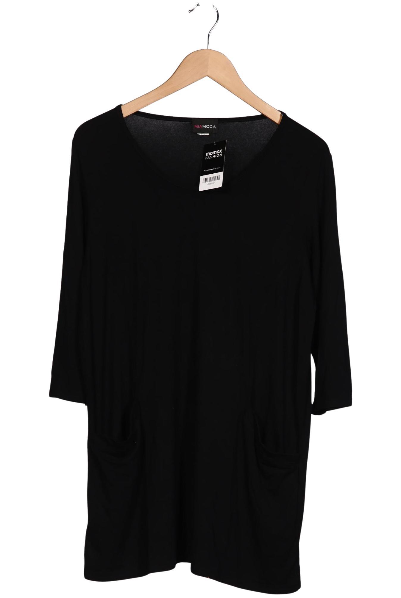 

Miamoda Damen Langarmshirt, schwarz, Gr. 44