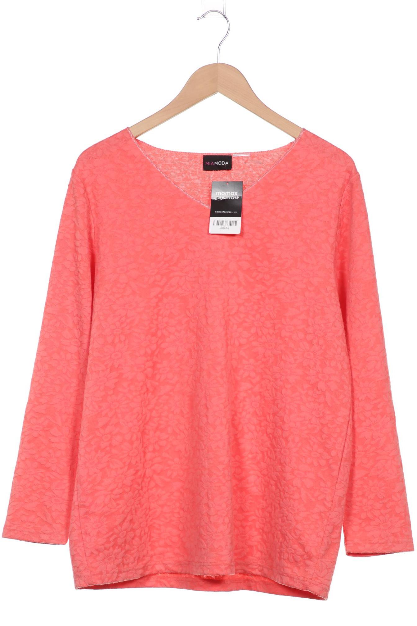 

Miamoda Damen Langarmshirt, pink, Gr. 44