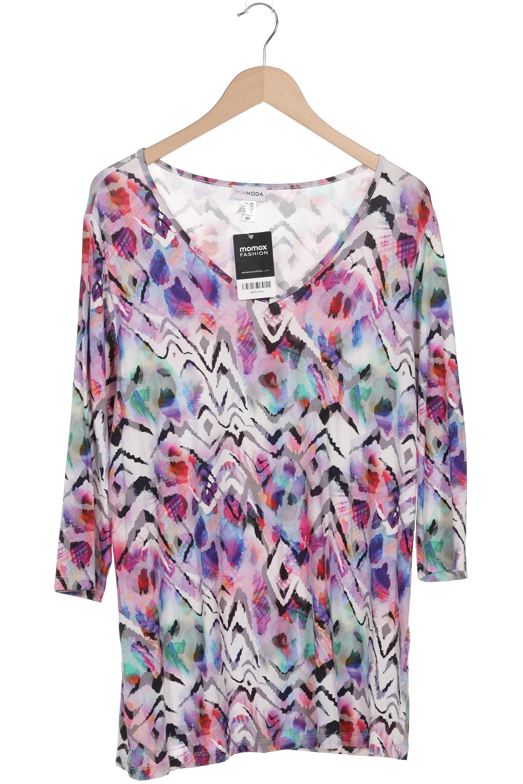 

Miamoda Damen Langarmshirt, mehrfarbig, Gr. 46