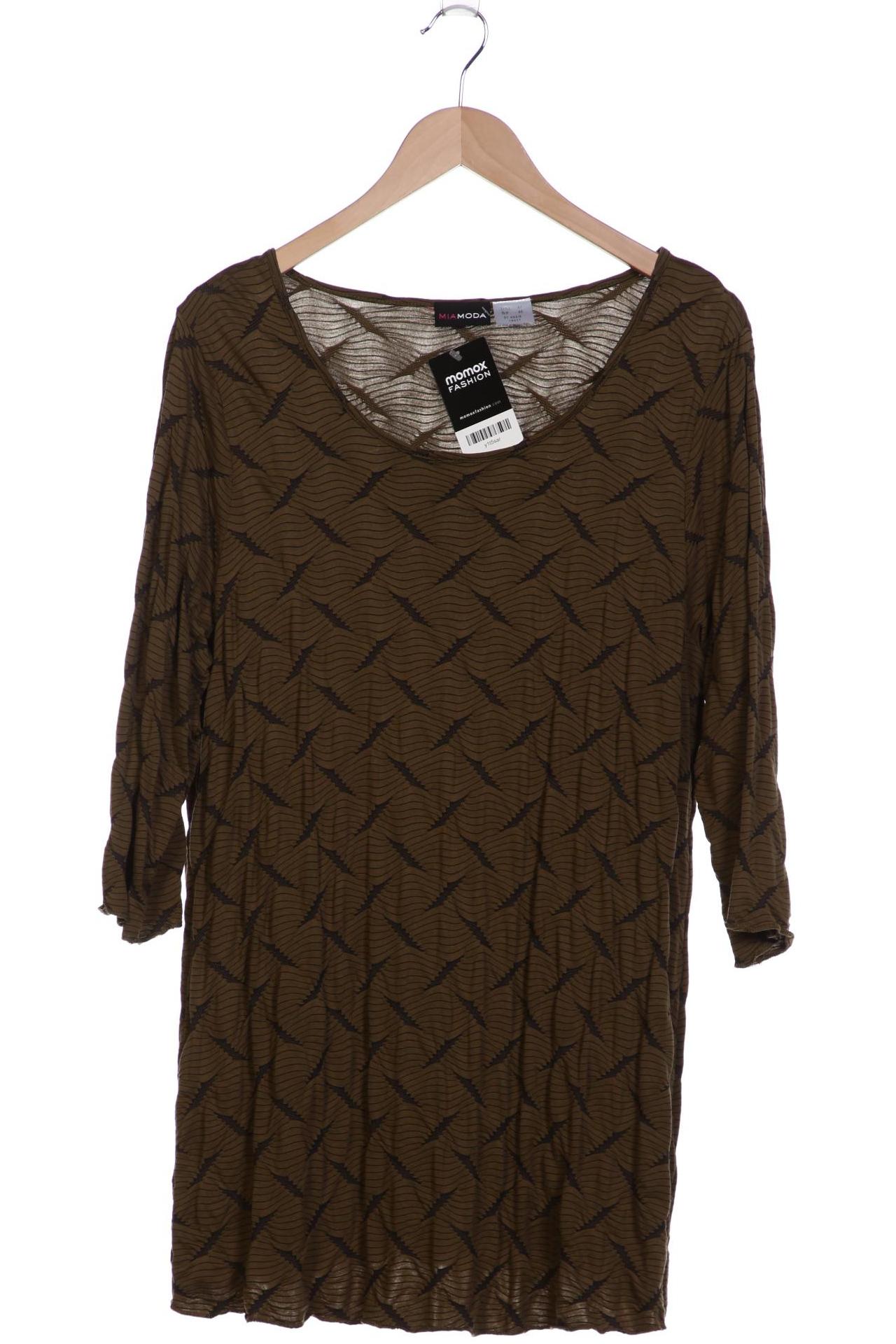 

Miamoda Damen Langarmshirt, grün, Gr. 44