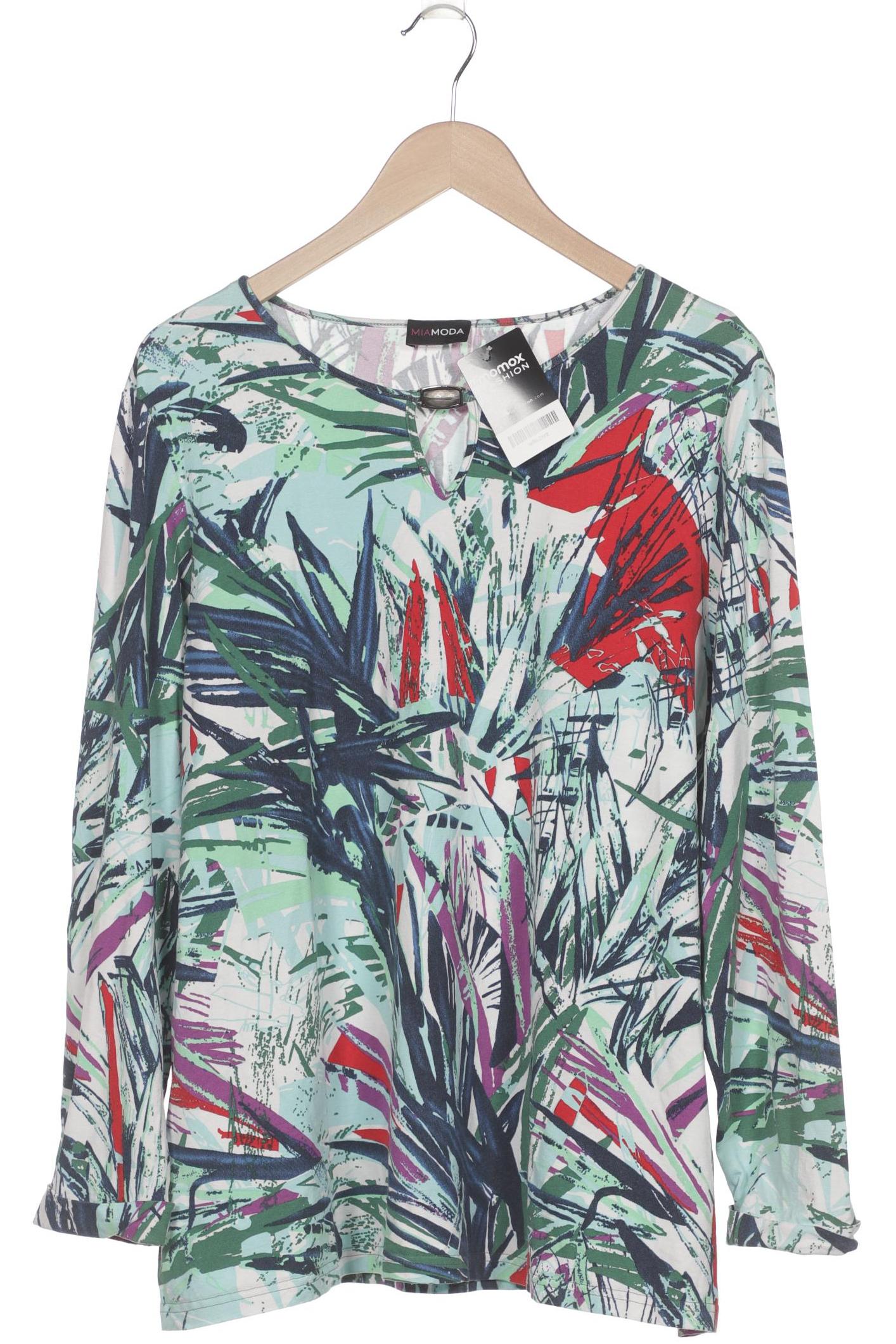 

Miamoda Damen Langarmshirt, mehrfarbig, Gr. 48