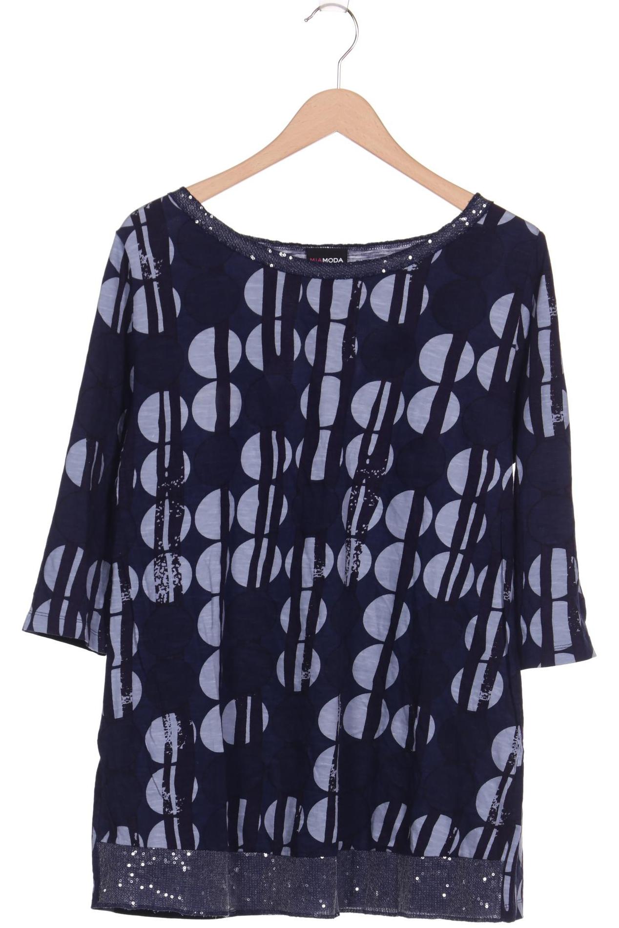 

MIAMODA Damen Langarmshirt, marineblau