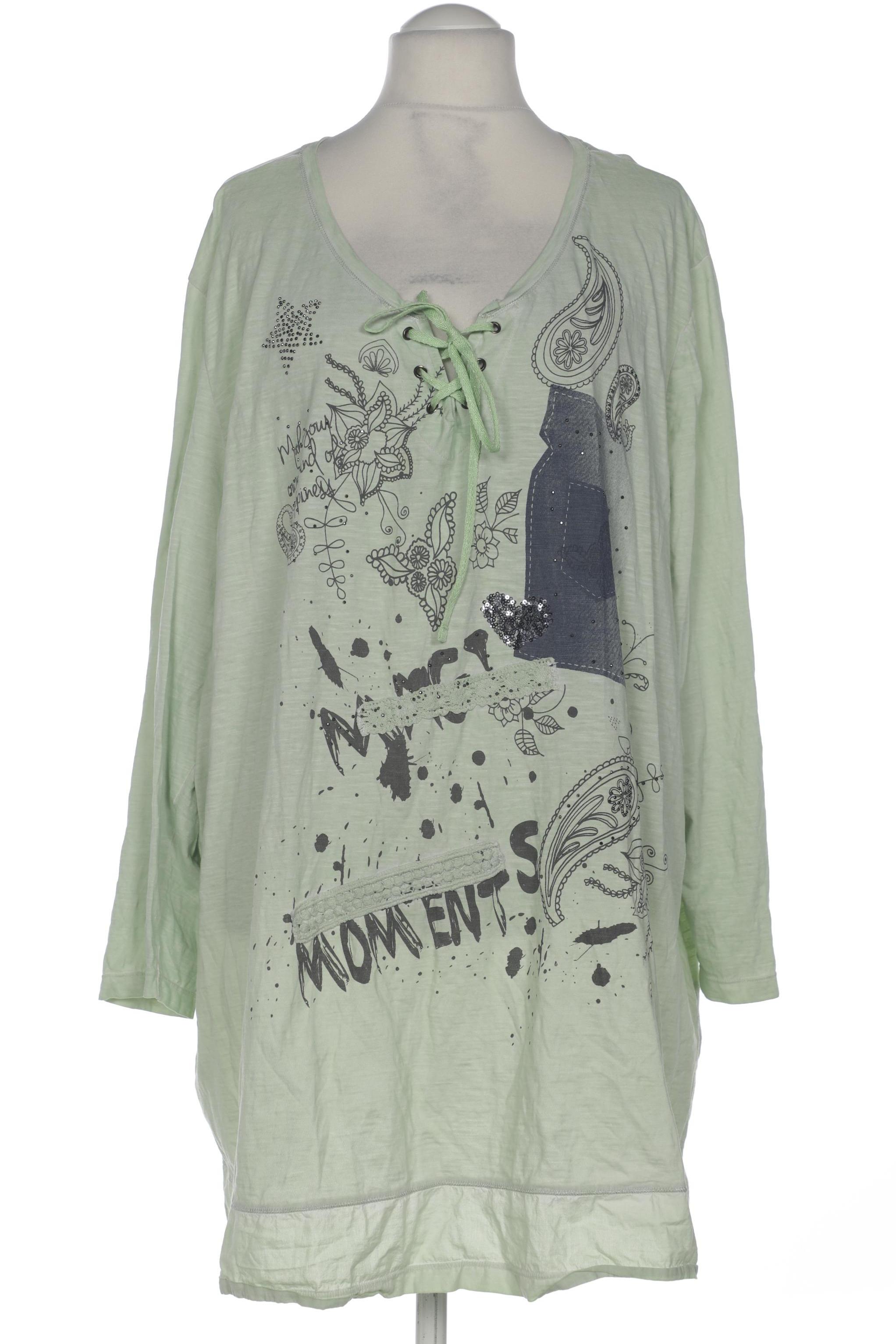 

Miamoda Damen Langarmshirt, hellgrün, Gr. 52