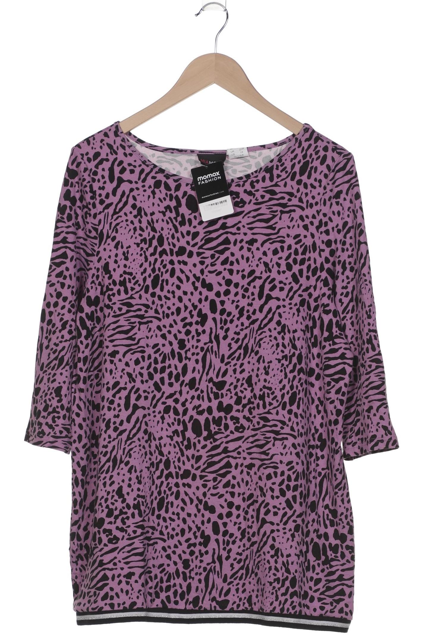 

Miamoda Damen Langarmshirt, flieder, Gr. 46