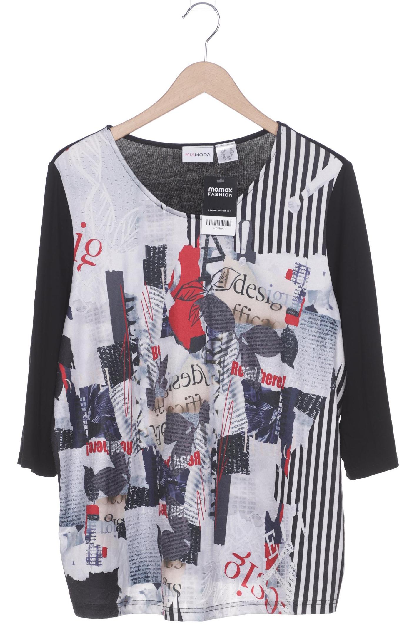 

Miamoda Damen Langarmshirt, mehrfarbig, Gr. 46