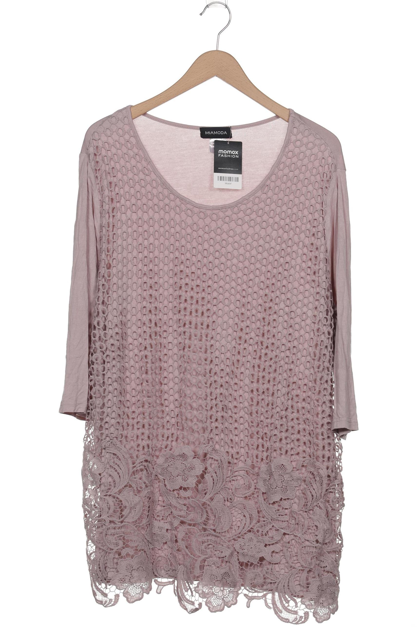 

Miamoda Damen Langarmshirt, flieder, Gr. 52