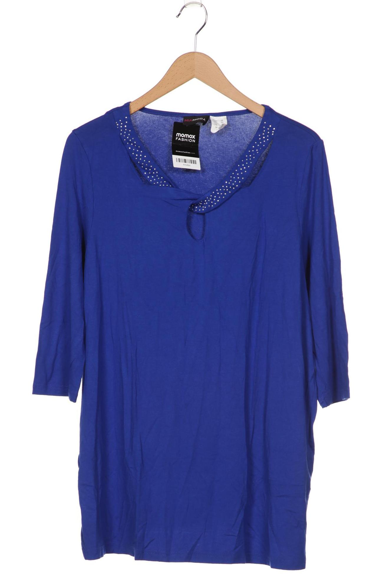 

MIAMODA Damen Langarmshirt, blau