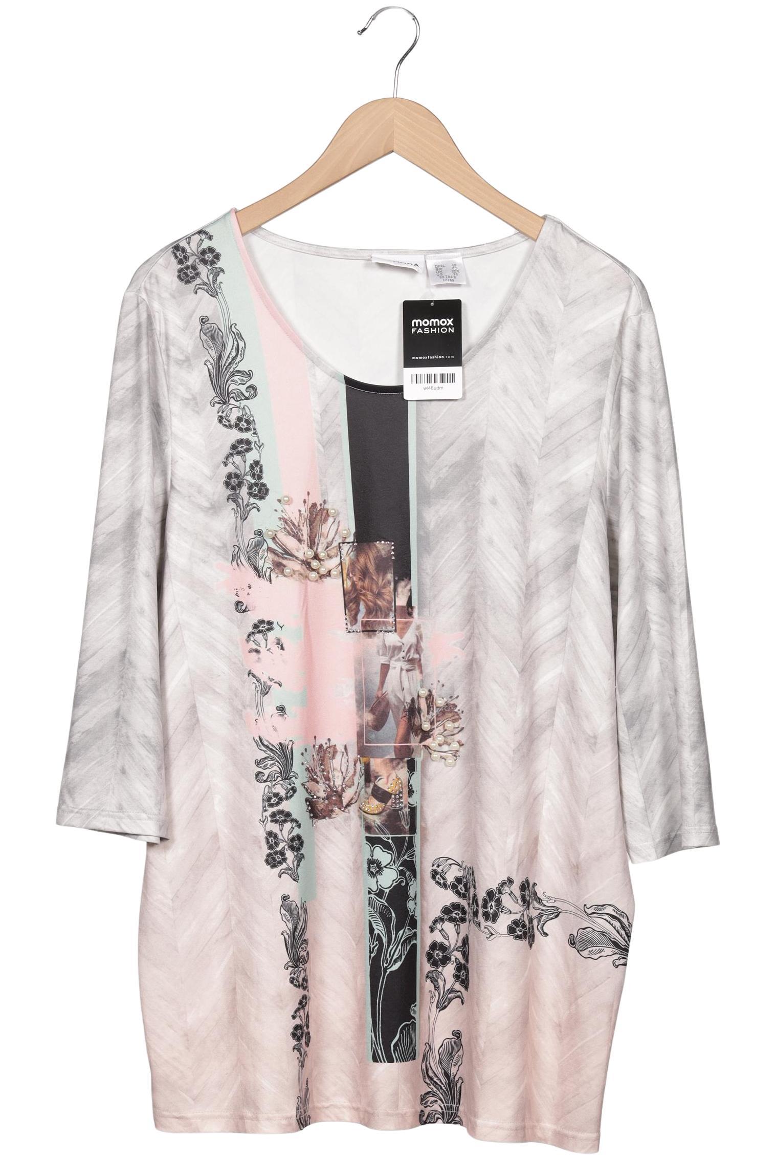 

Miamoda Damen Langarmshirt, grau, Gr. 48