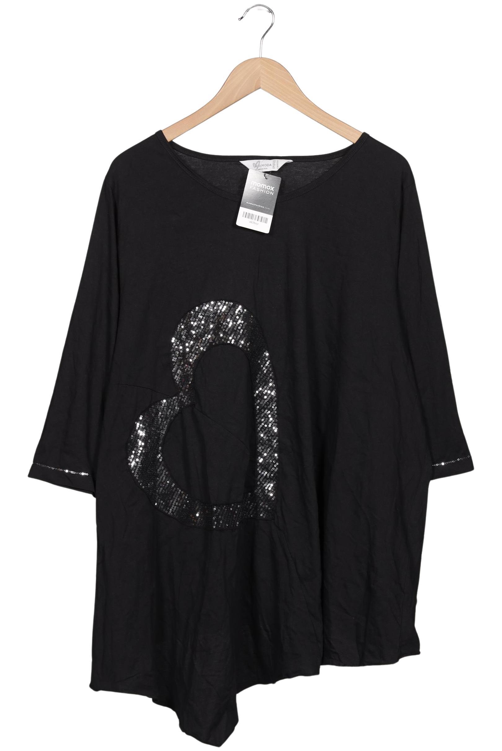 

Miamoda Damen Langarmshirt, schwarz, Gr. 54