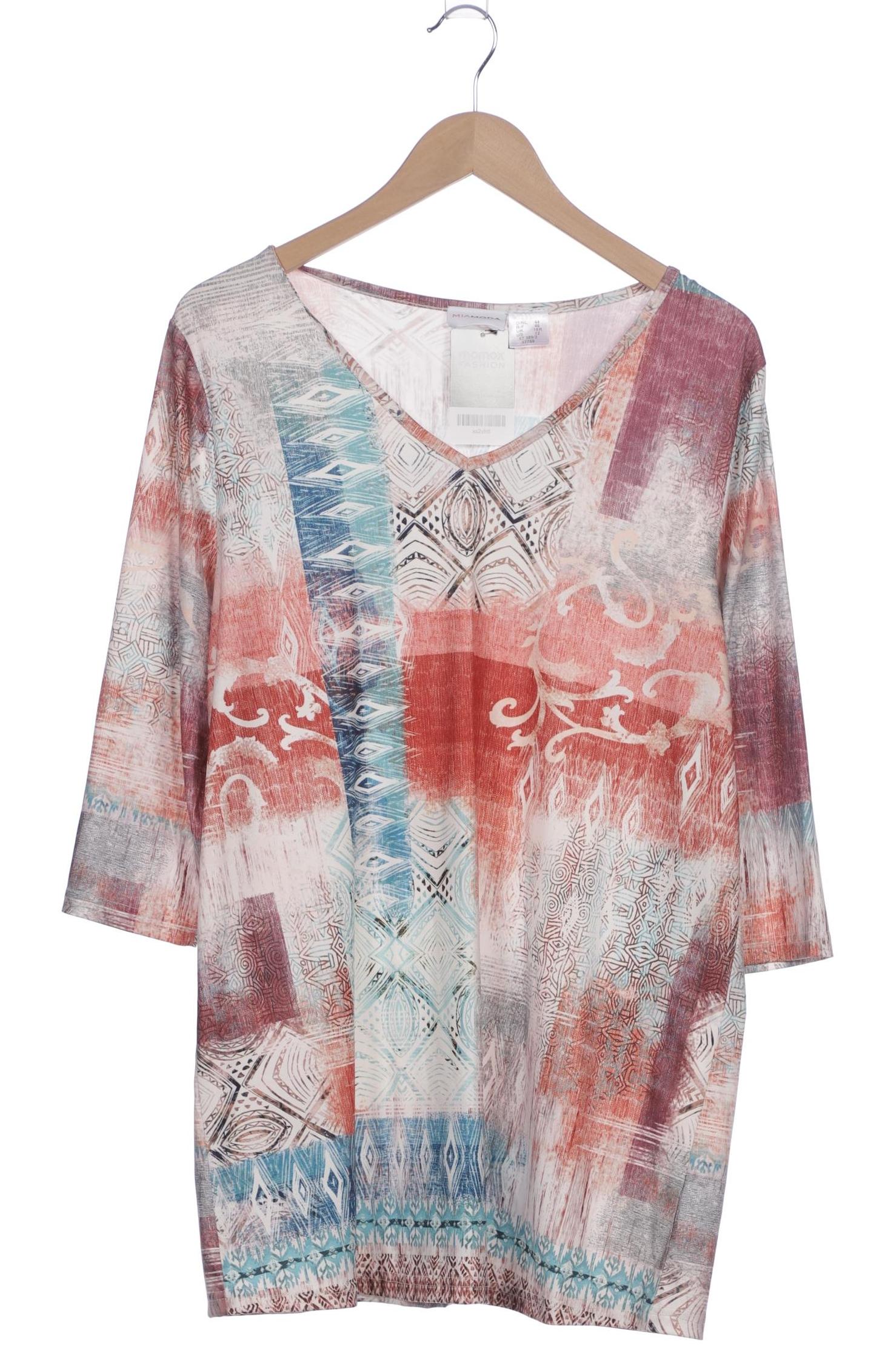 

Miamoda Damen Langarmshirt, orange, Gr. 44