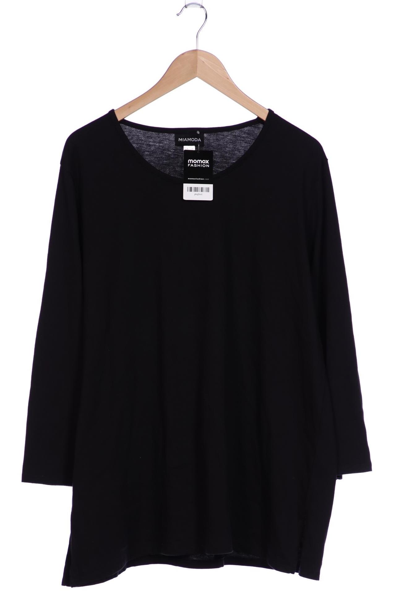 

Miamoda Damen Langarmshirt, schwarz, Gr. 50