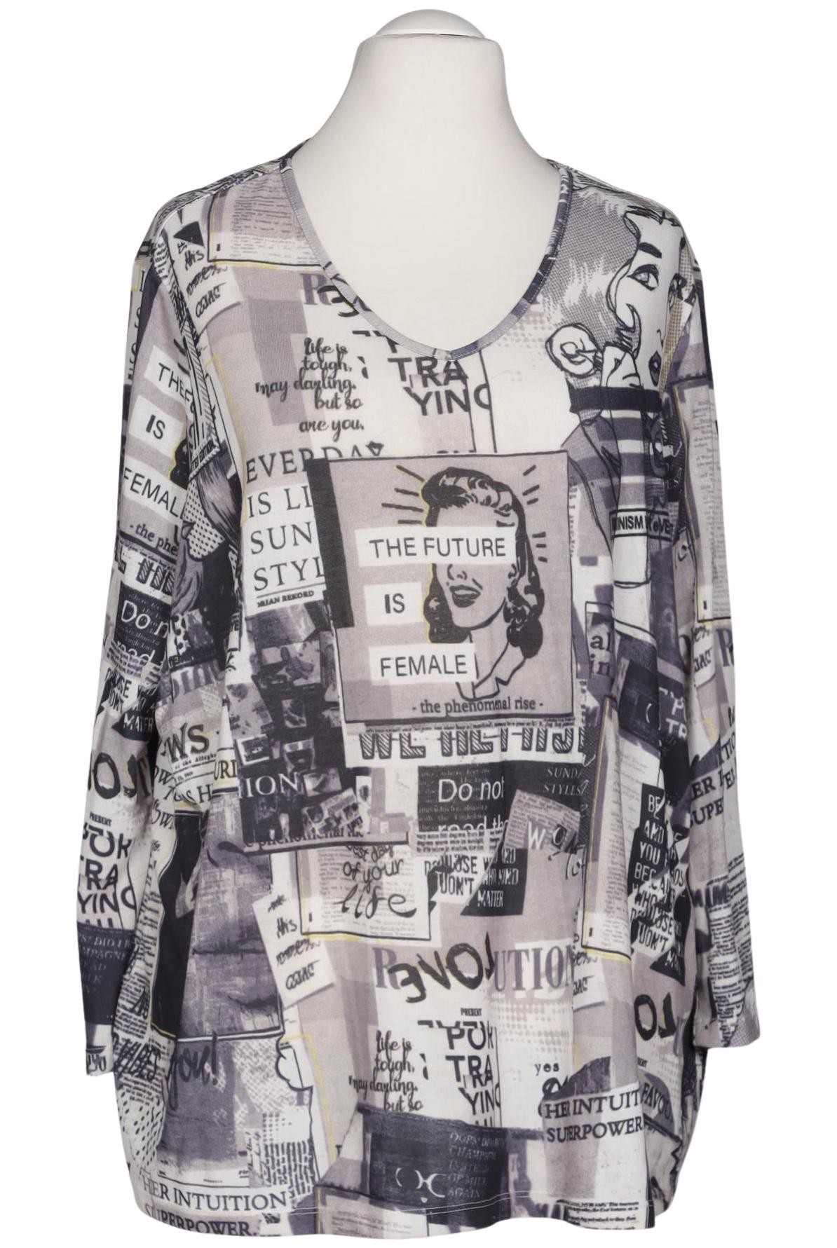 

Miamoda Damen Langarmshirt, mehrfarbig, Gr. 58