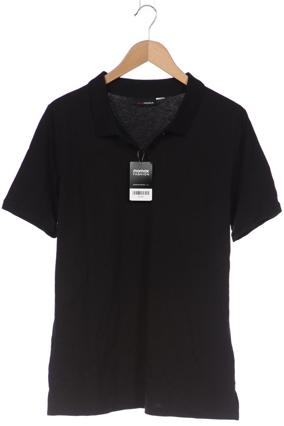 

Miamoda Damen Poloshirt, schwarz, Gr. 46