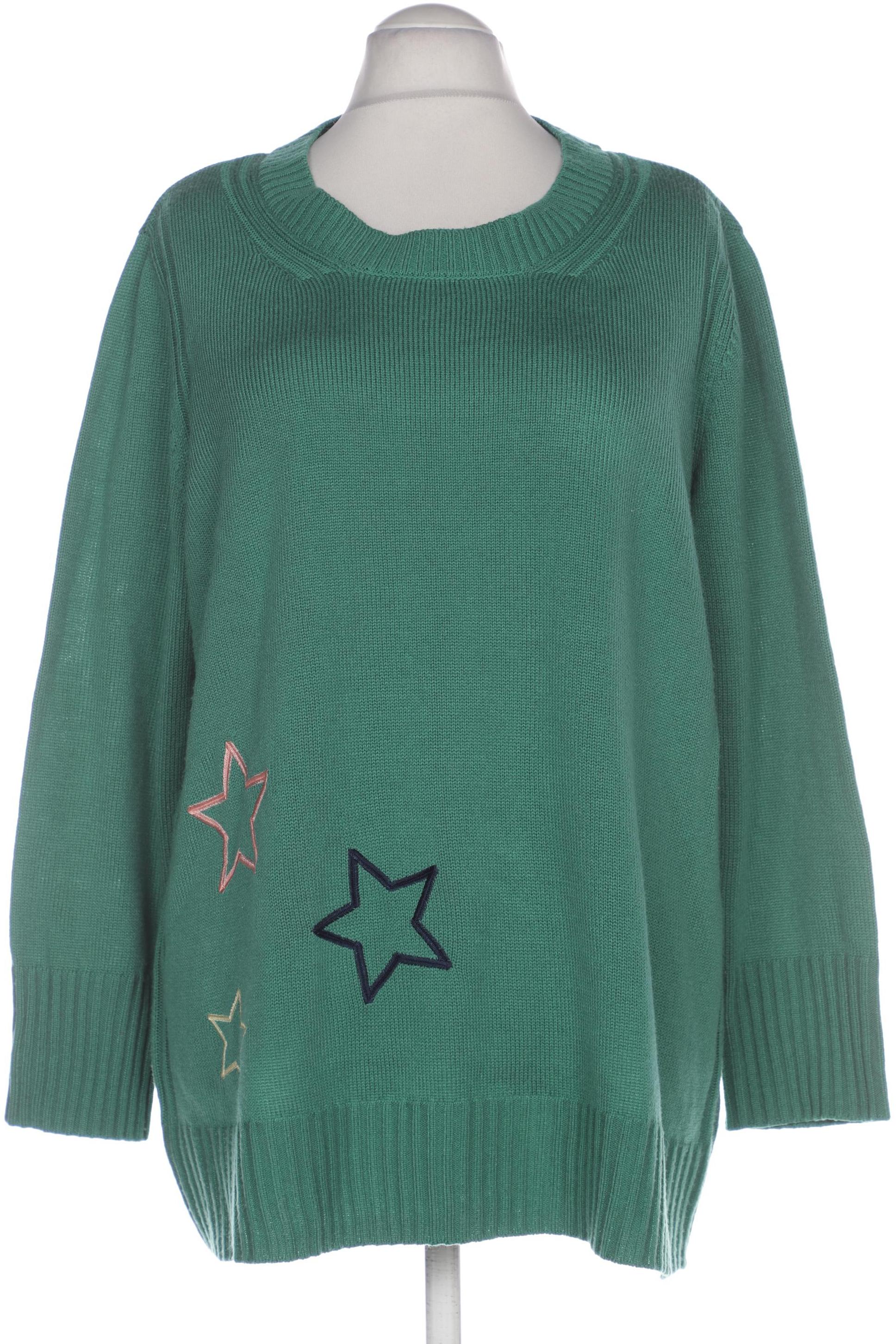 

Miamoda Damen Pullover, grün, Gr. 52