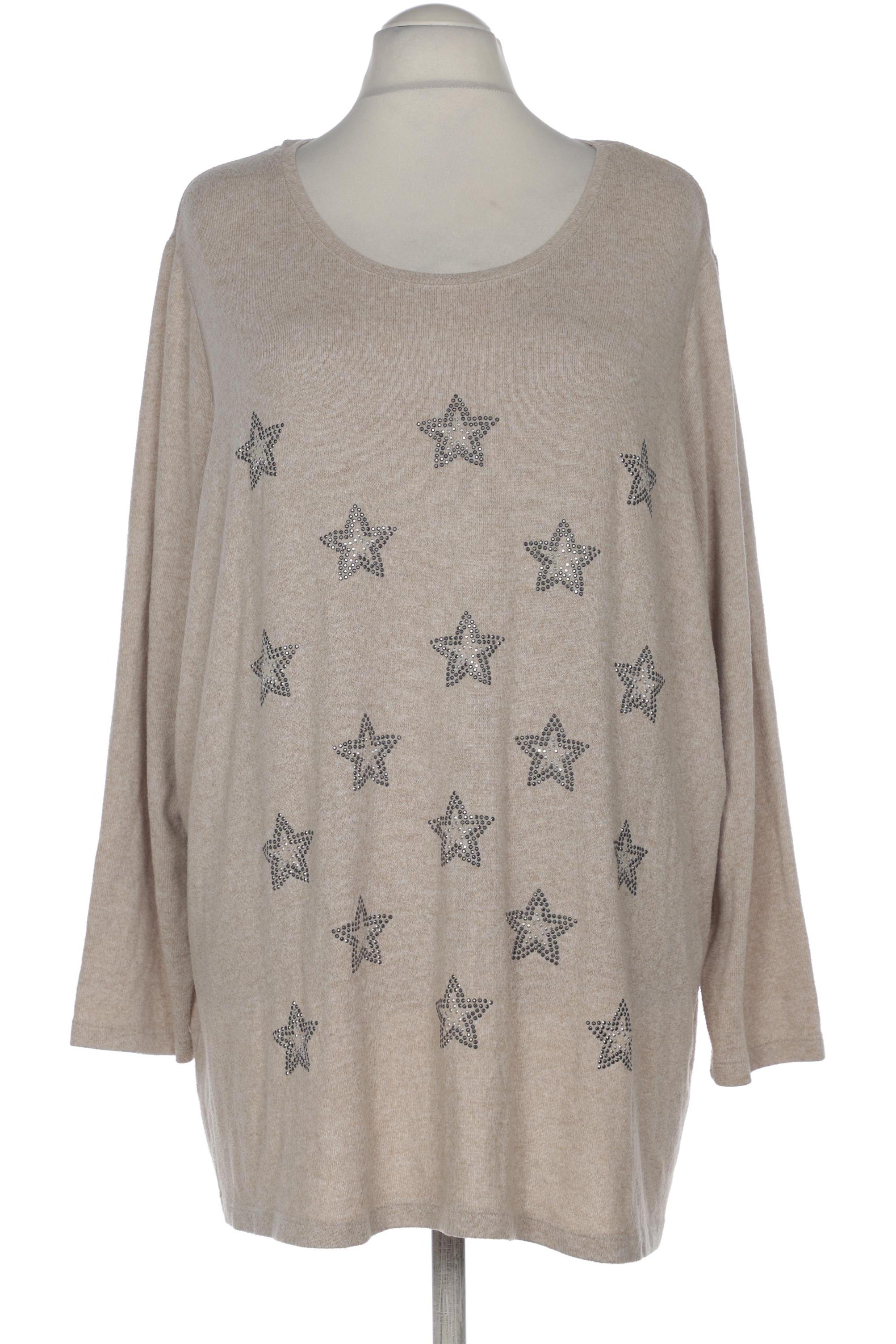 

Miamoda Damen Pullover, beige, Gr. 56