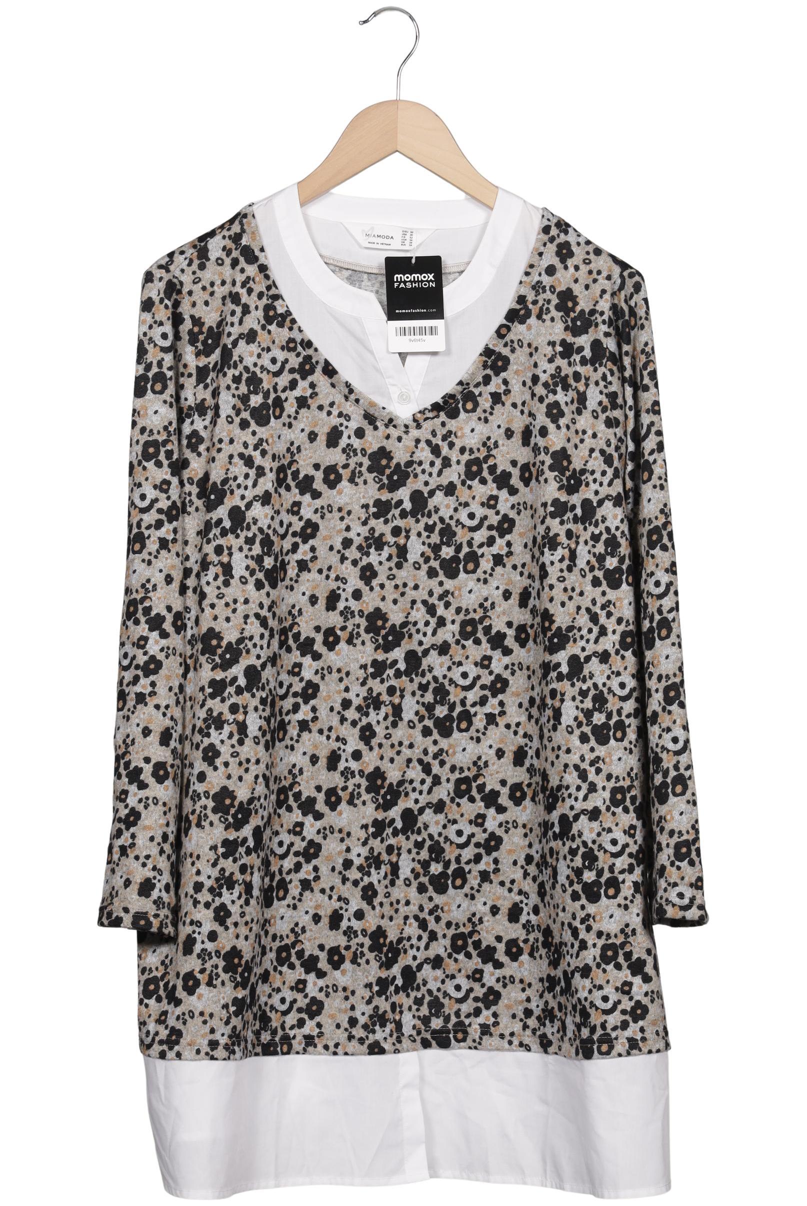 

Miamoda Damen Pullover, grau, Gr. 50