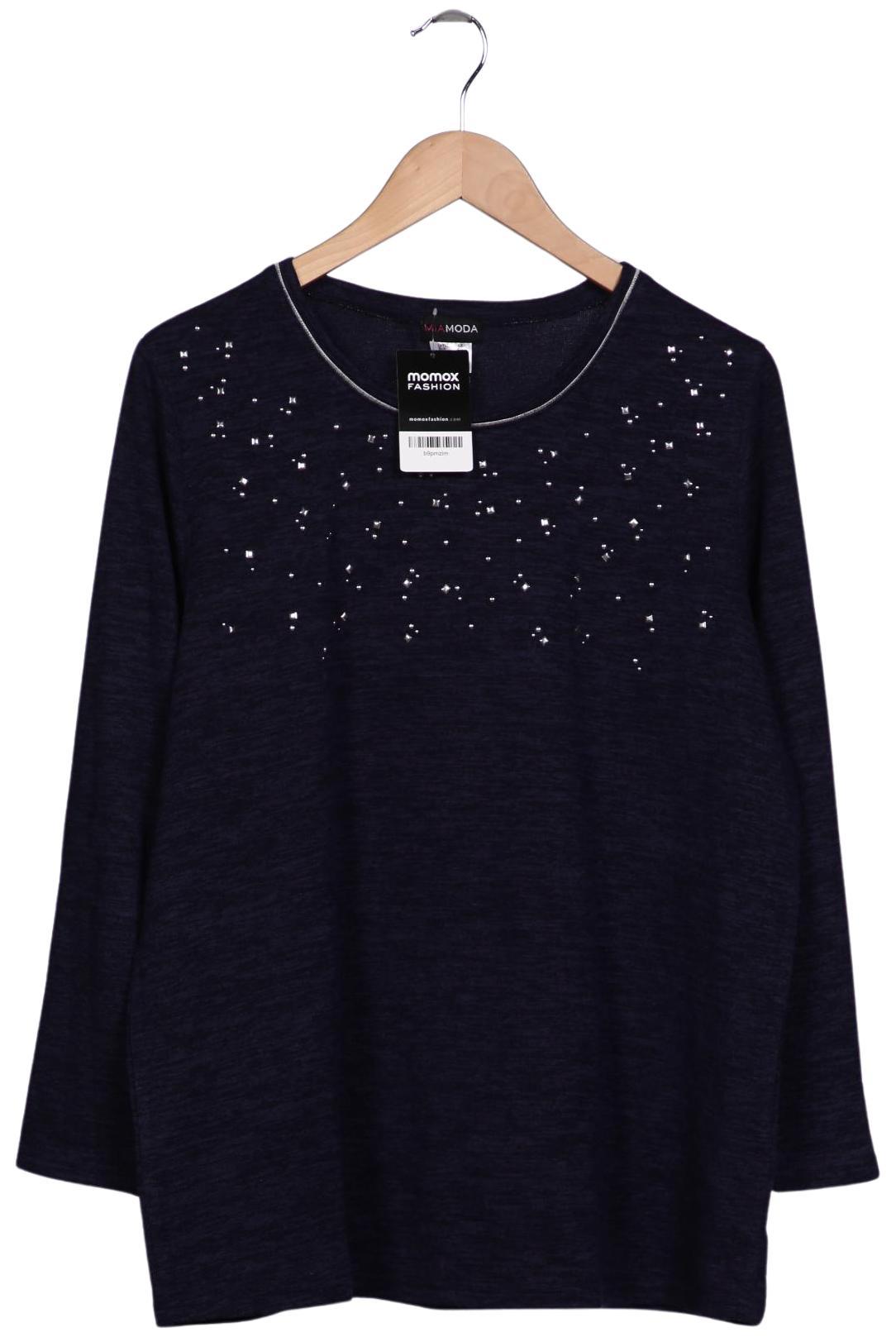 

Miamoda Damen Pullover, marineblau, Gr. 48