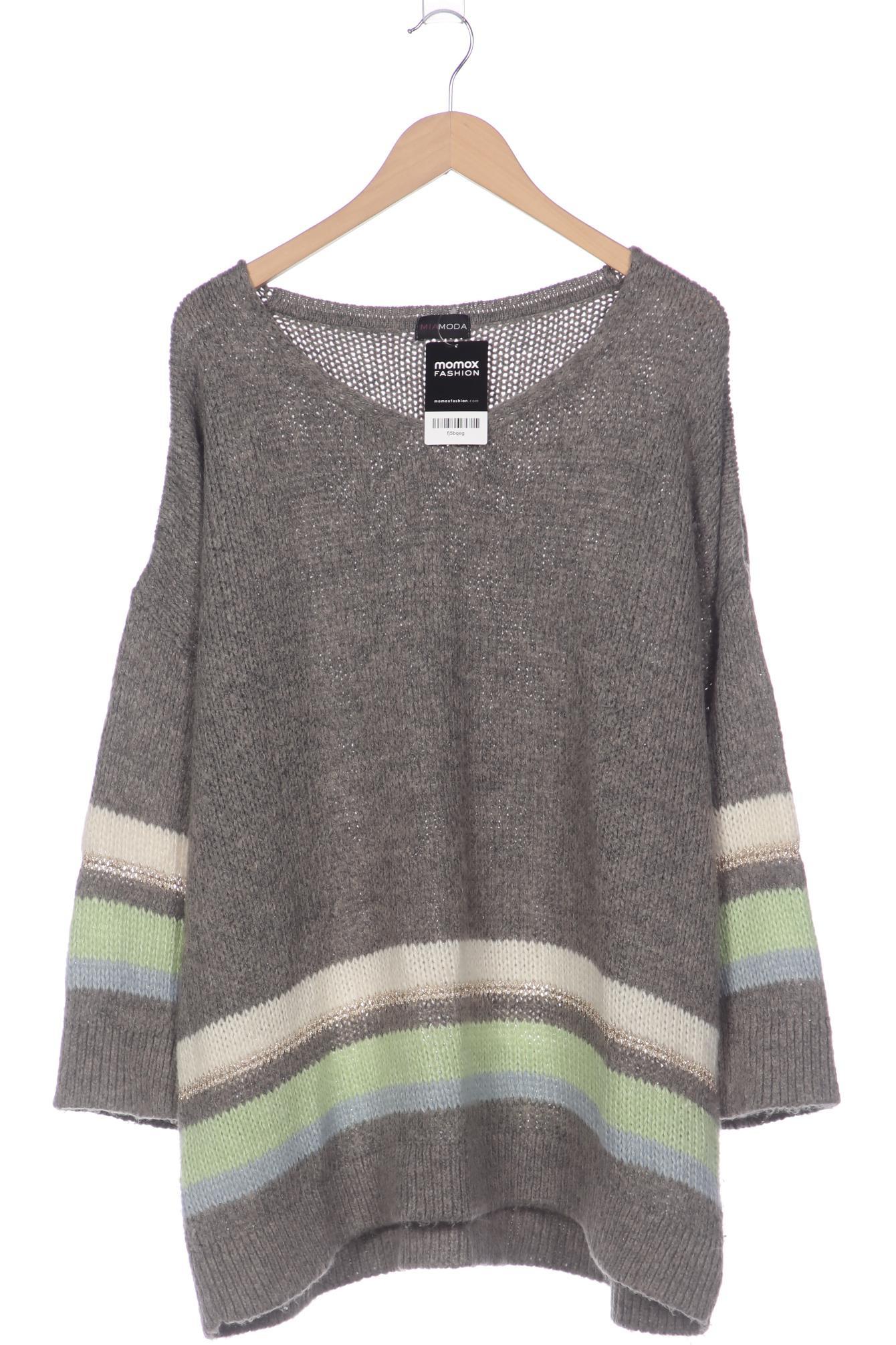 

Miamoda Damen Pullover, grau, Gr. 46