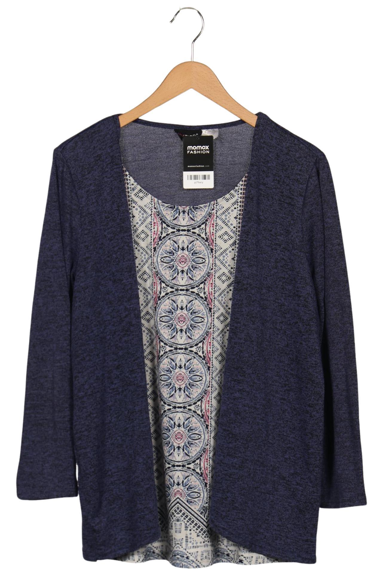 

Miamoda Damen Pullover, blau, Gr. 48