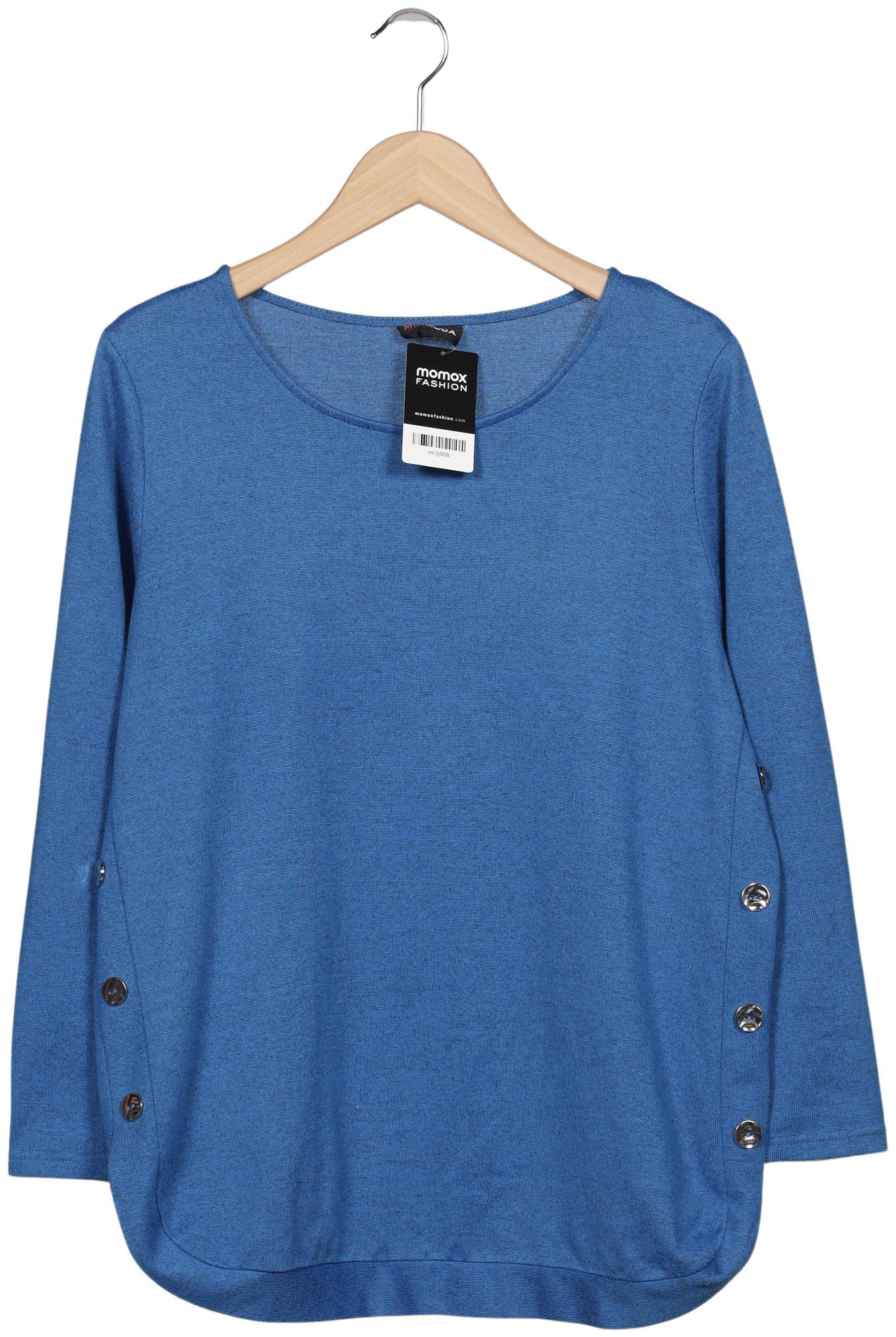 

Miamoda Damen Pullover, blau, Gr. 46