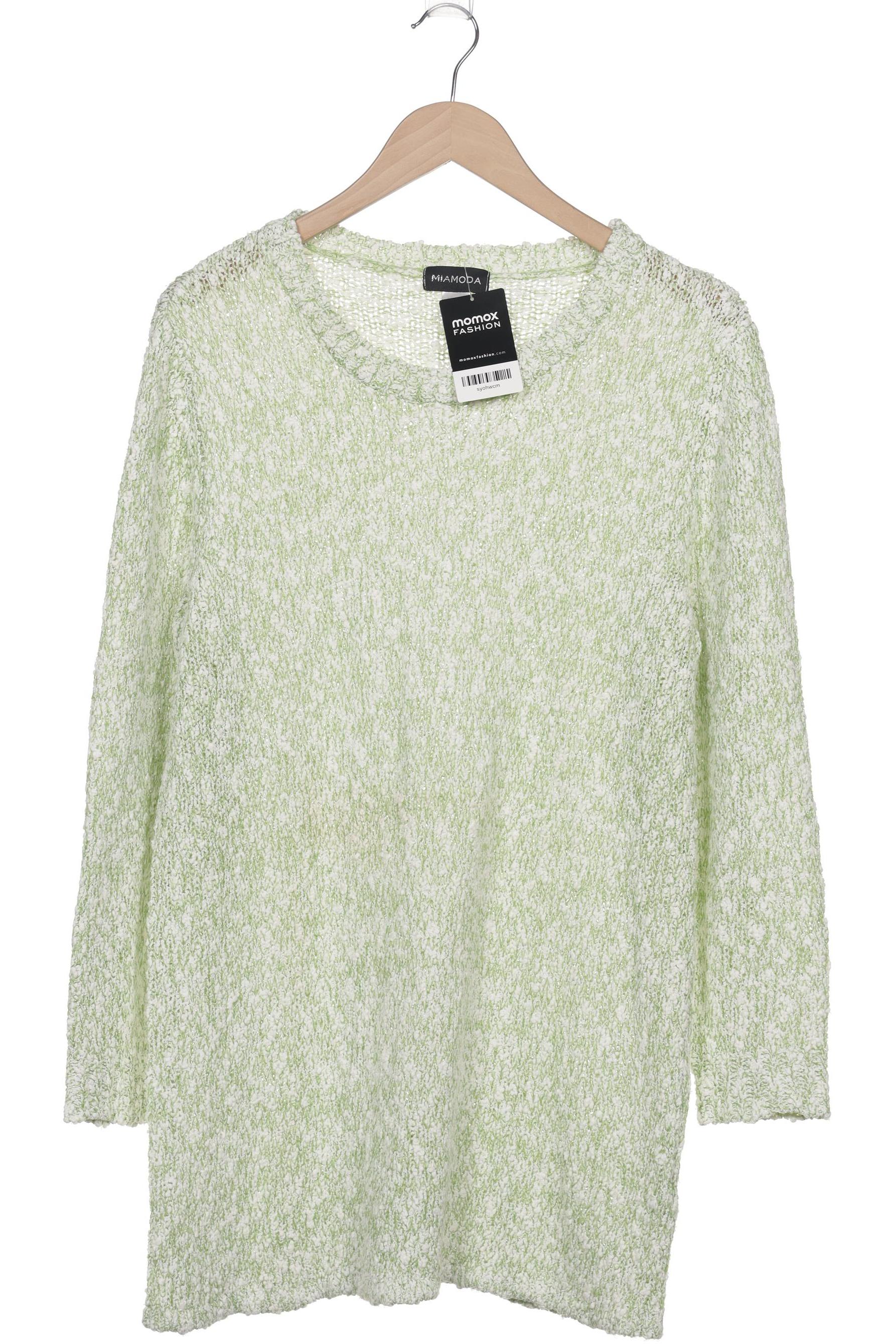 

Miamoda Damen Pullover, grün, Gr. 44