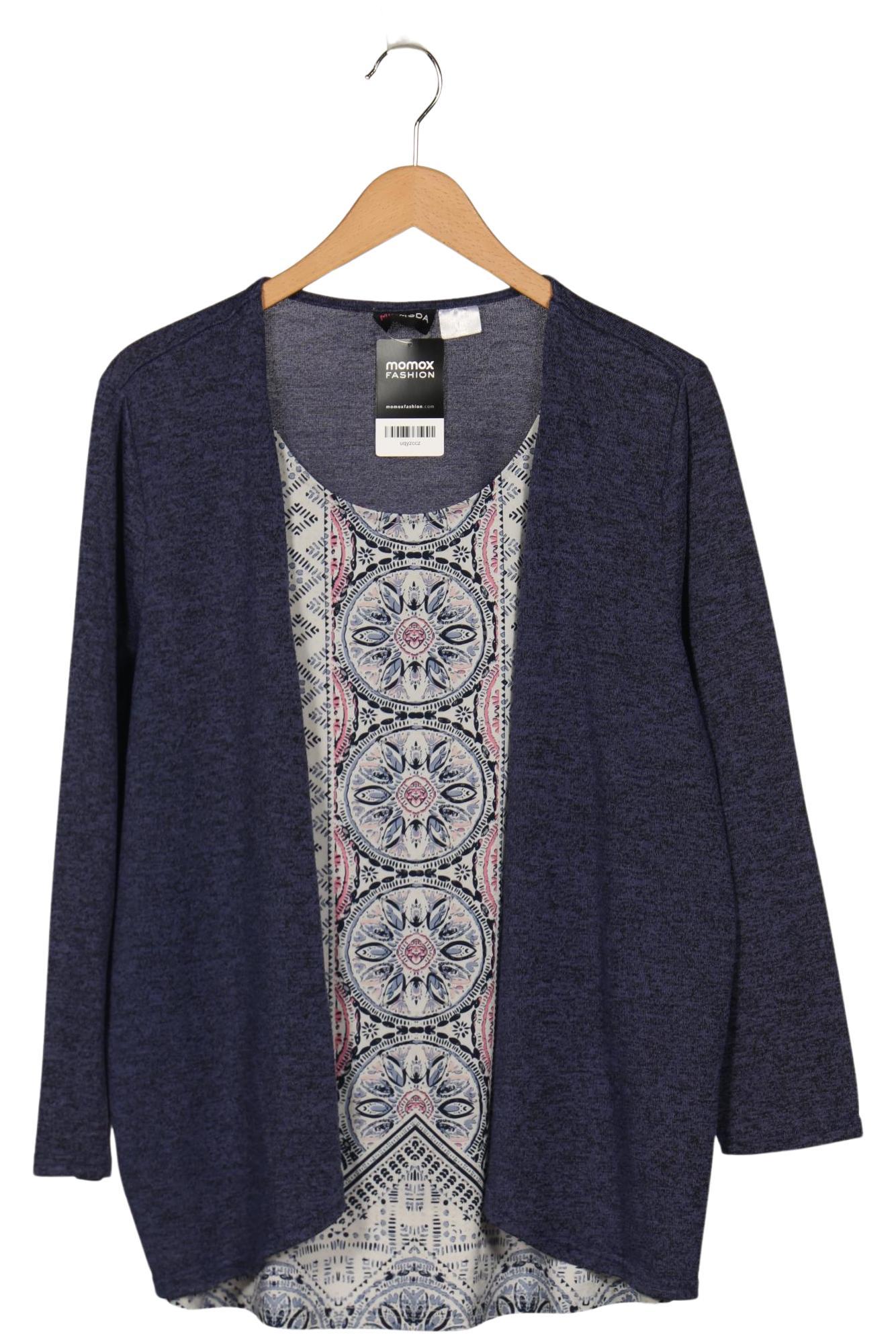 

Miamoda Damen Pullover, blau, Gr. 50
