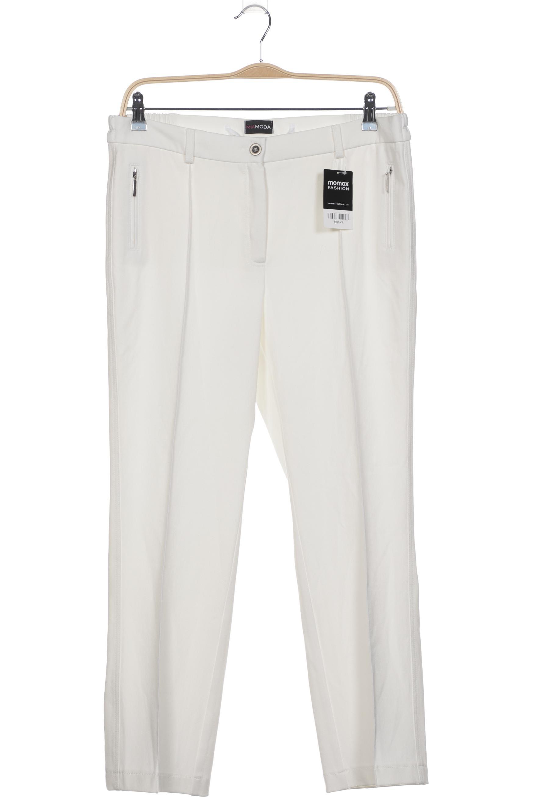 

Miamoda Damen Stoffhose, weiß, Gr. 23