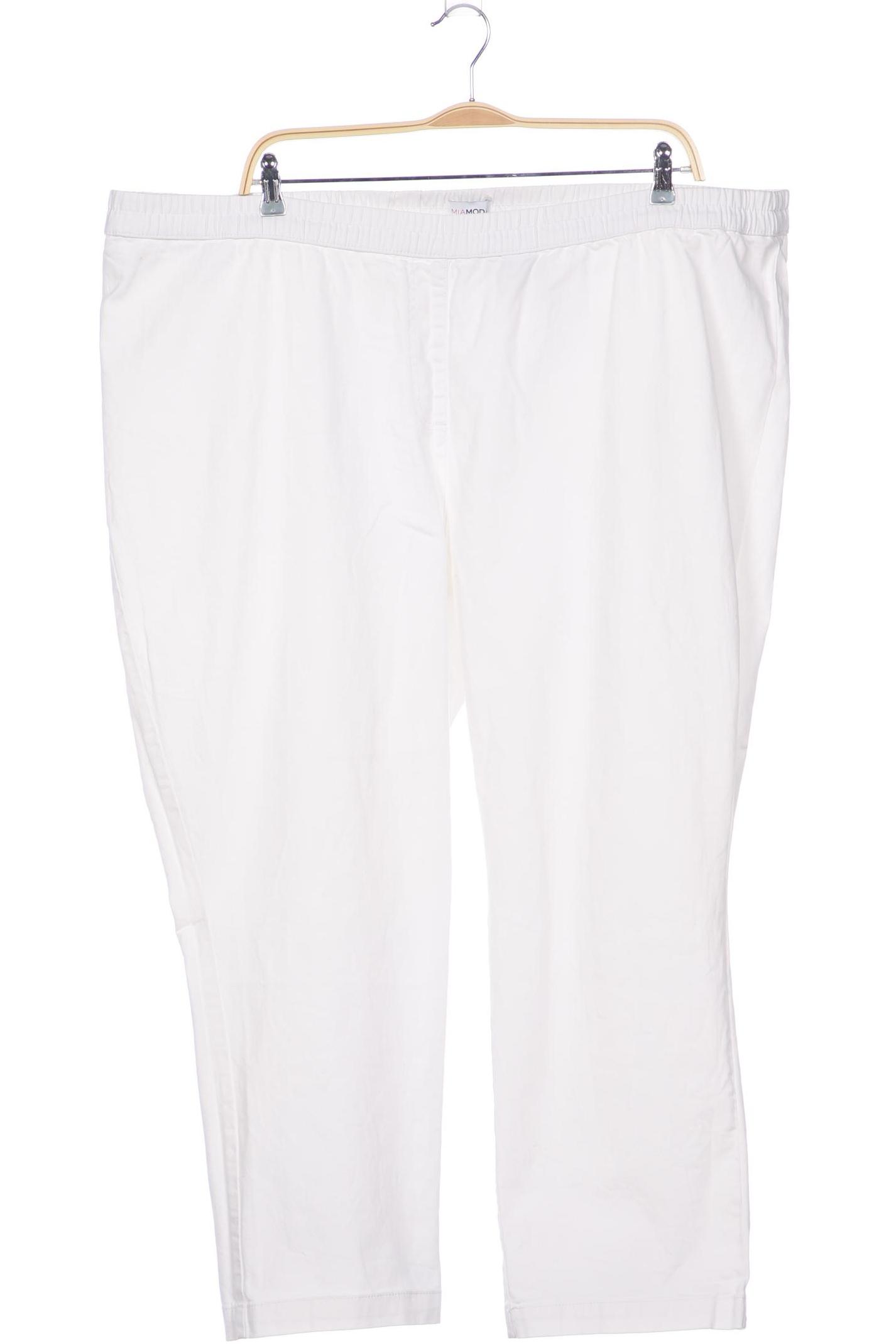 

Miamoda Damen Stoffhose, weiß, Gr. 0