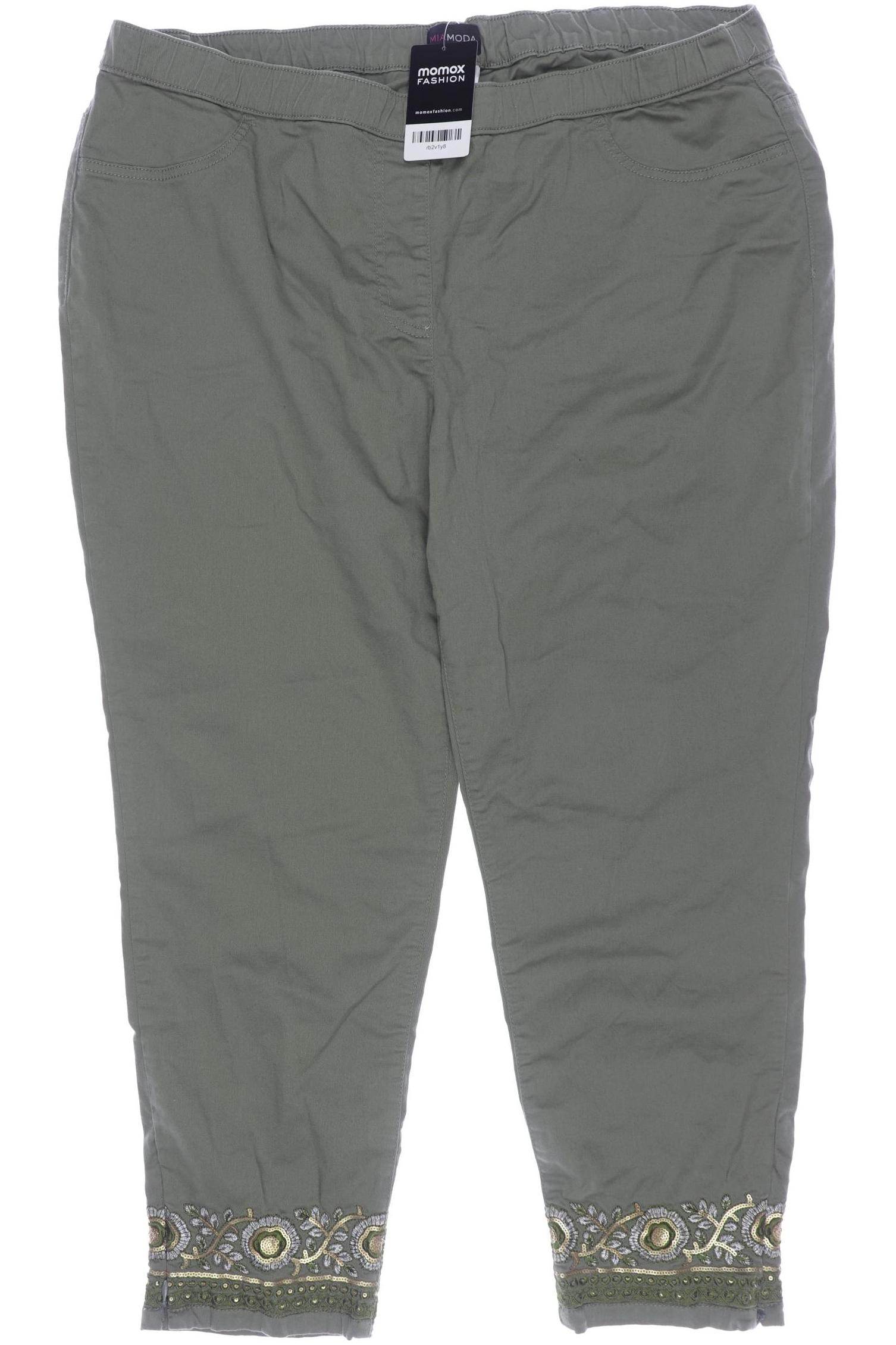

Miamoda Damen Stoffhose, grün, Gr. 50