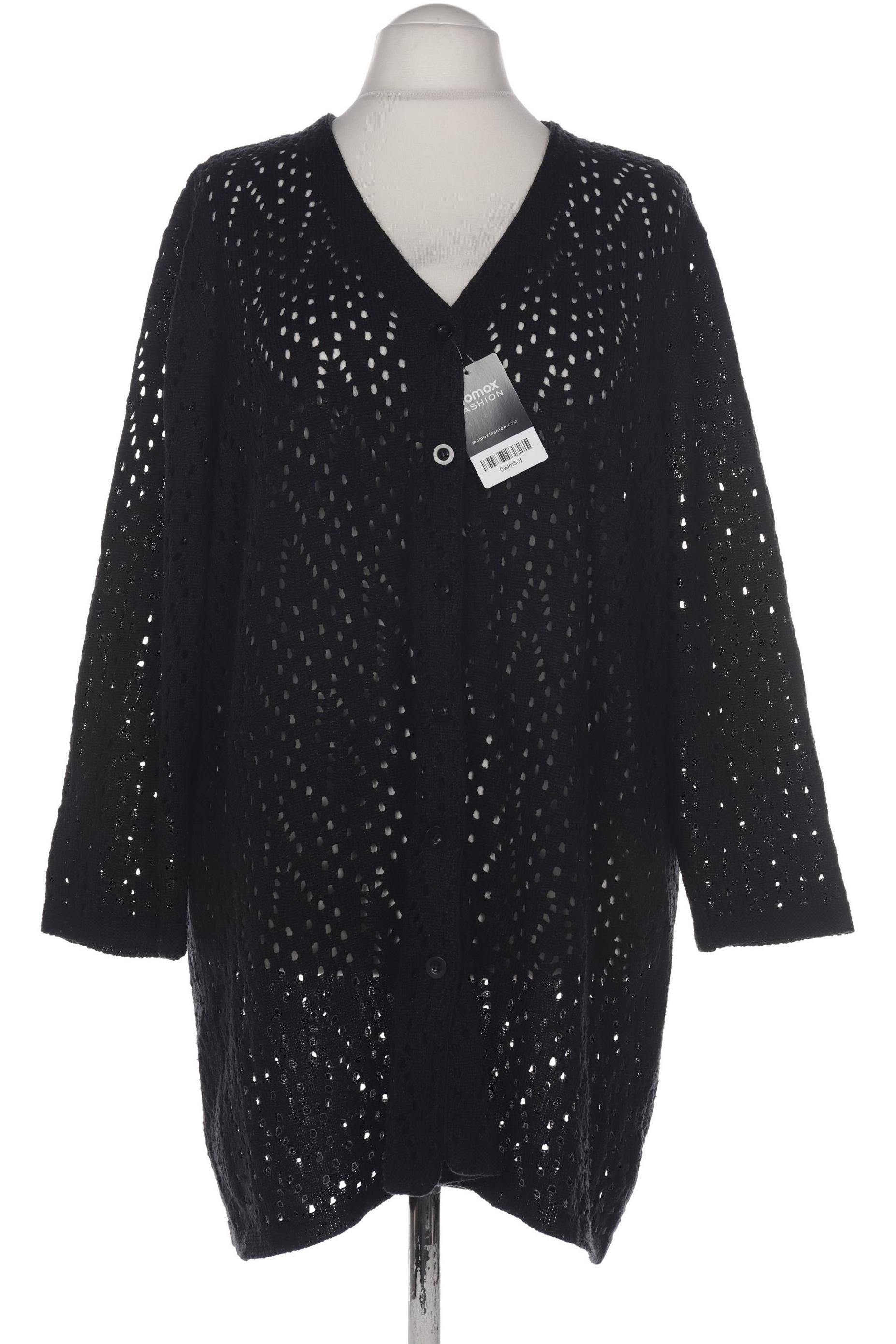 

Miamoda Damen Strickjacke, schwarz, Gr. 56