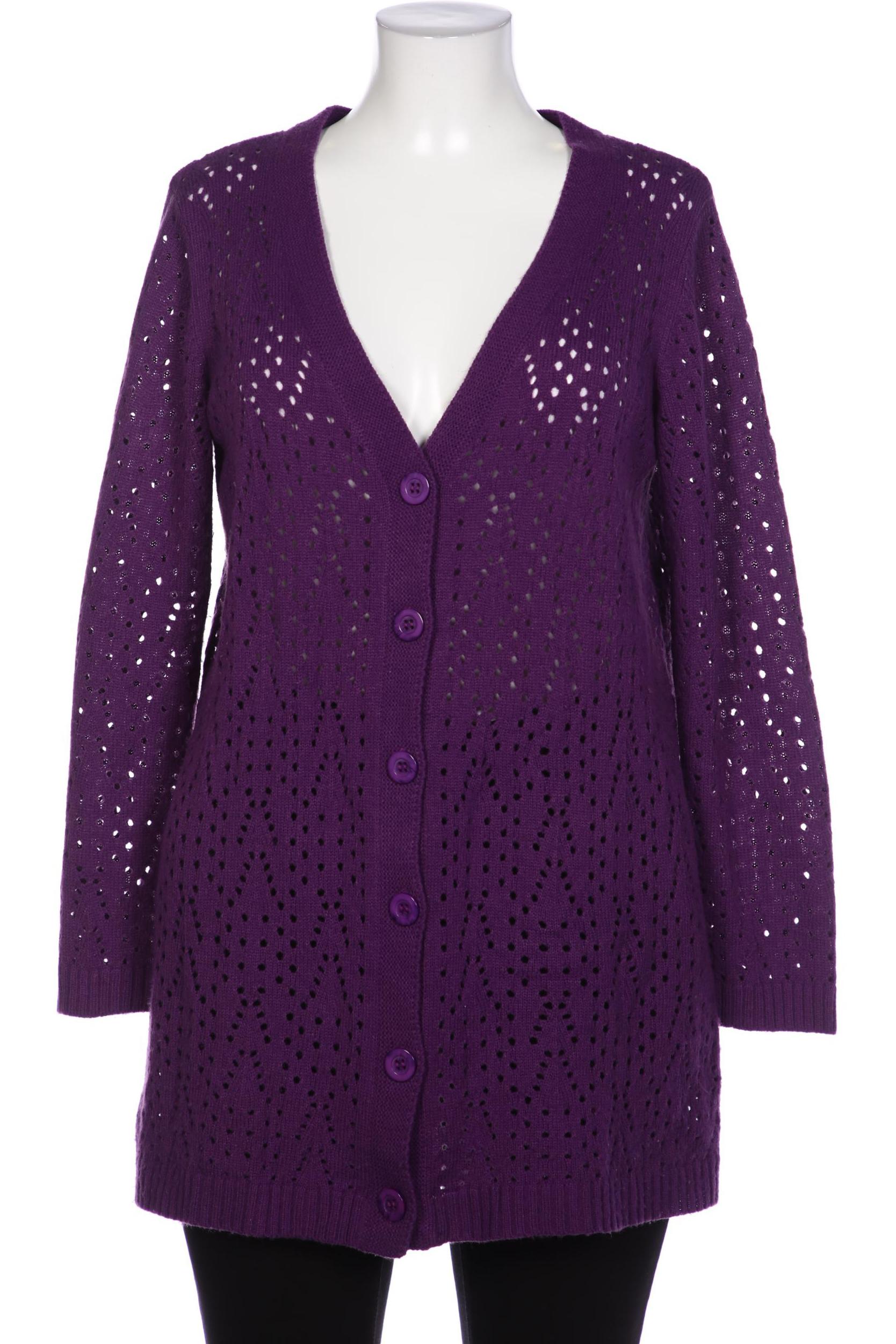 

Miamoda Damen Strickjacke, flieder, Gr. 46