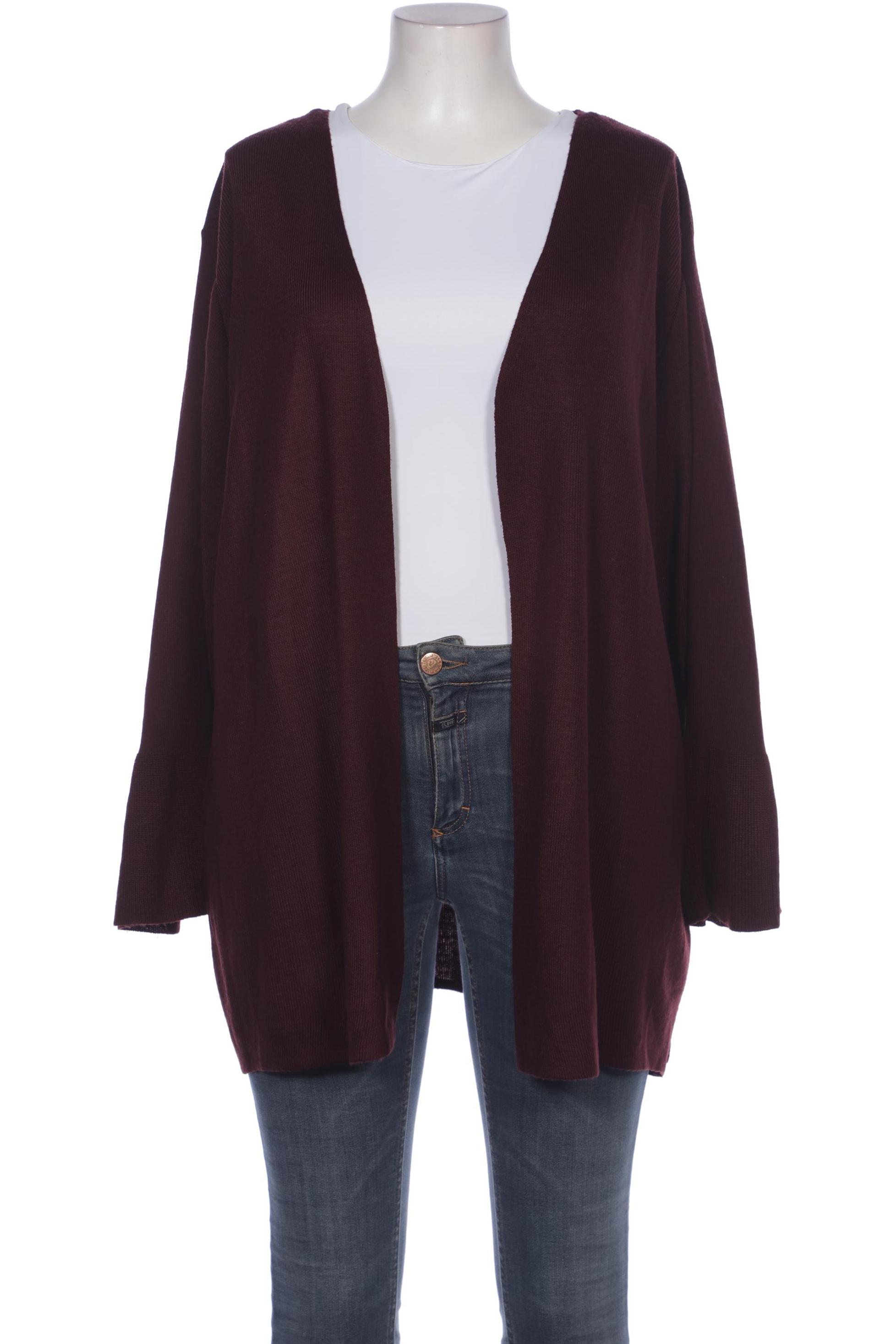 

Miamoda Damen Strickjacke, bordeaux, Gr. 52