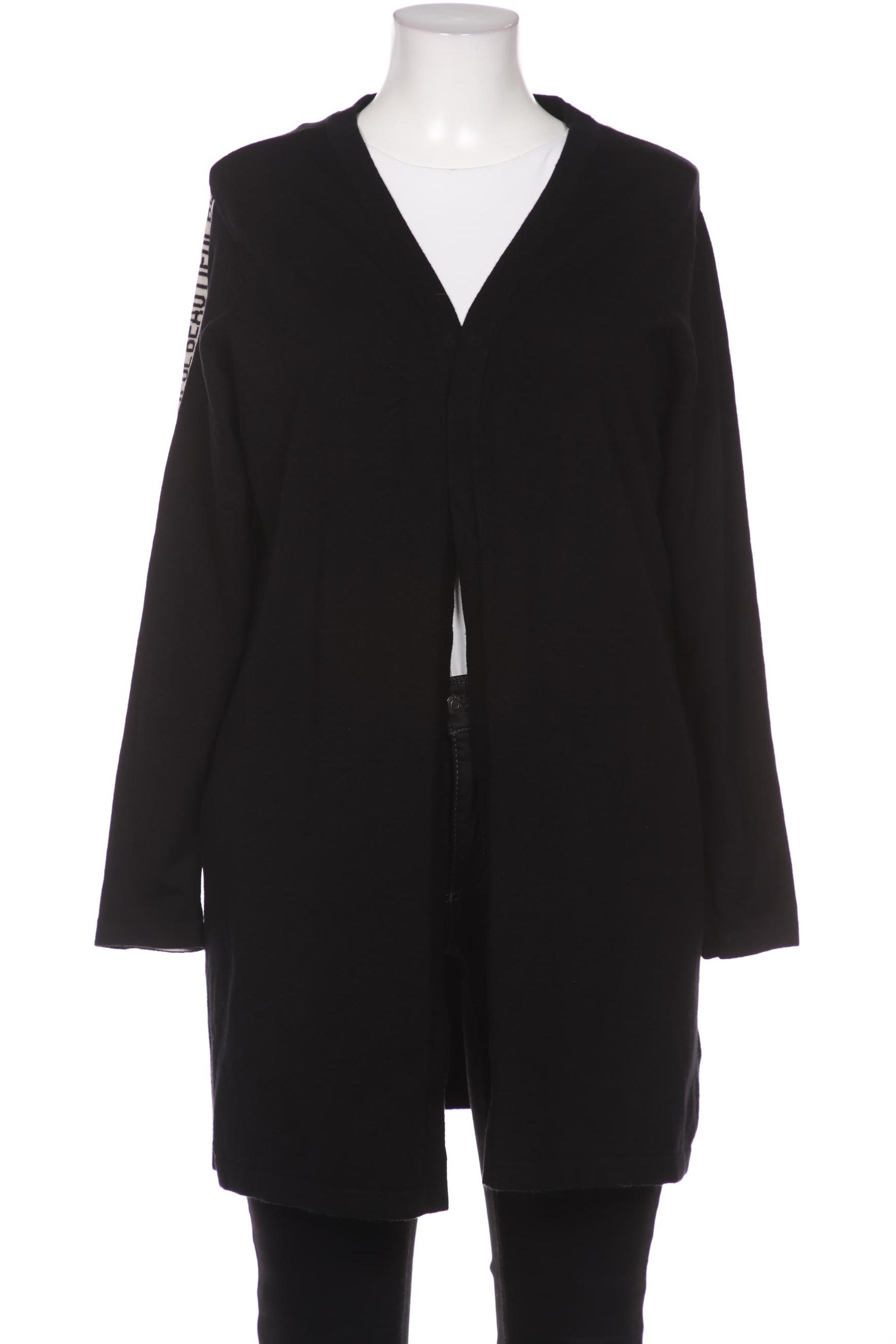 

Miamoda Damen Strickjacke, schwarz, Gr. 44