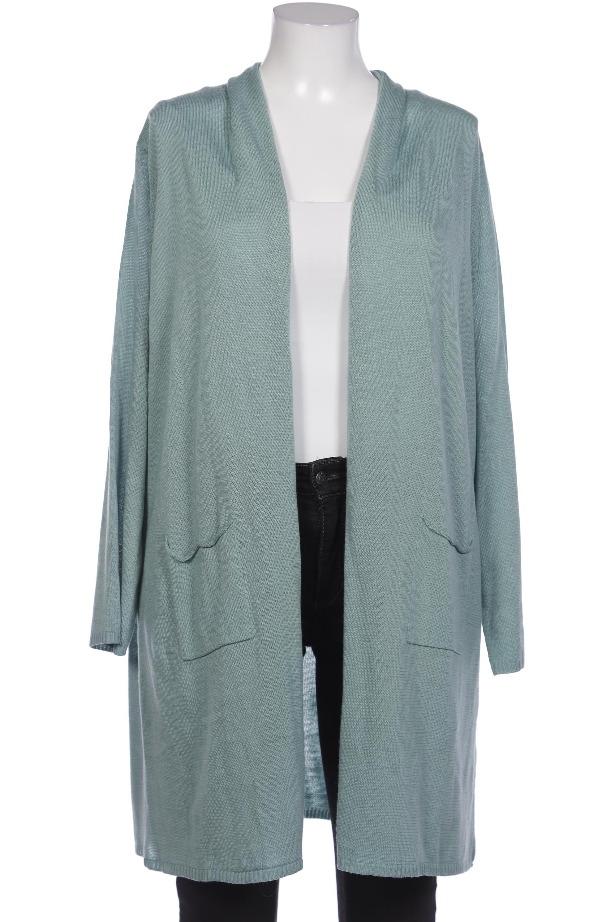 

Miamoda Damen Strickjacke, türkis, Gr. 50