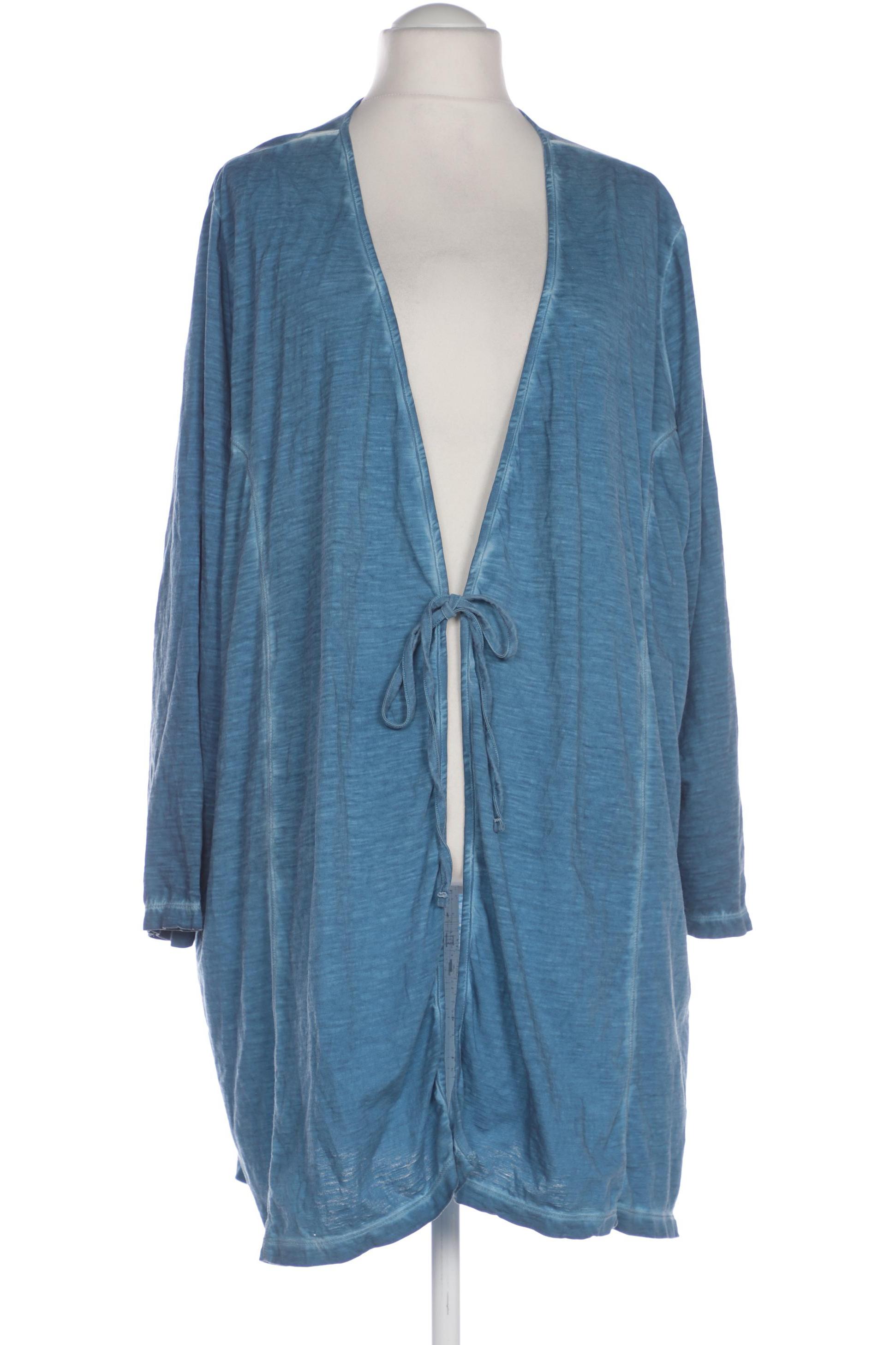 

Miamoda Damen Strickjacke, blau, Gr. 60