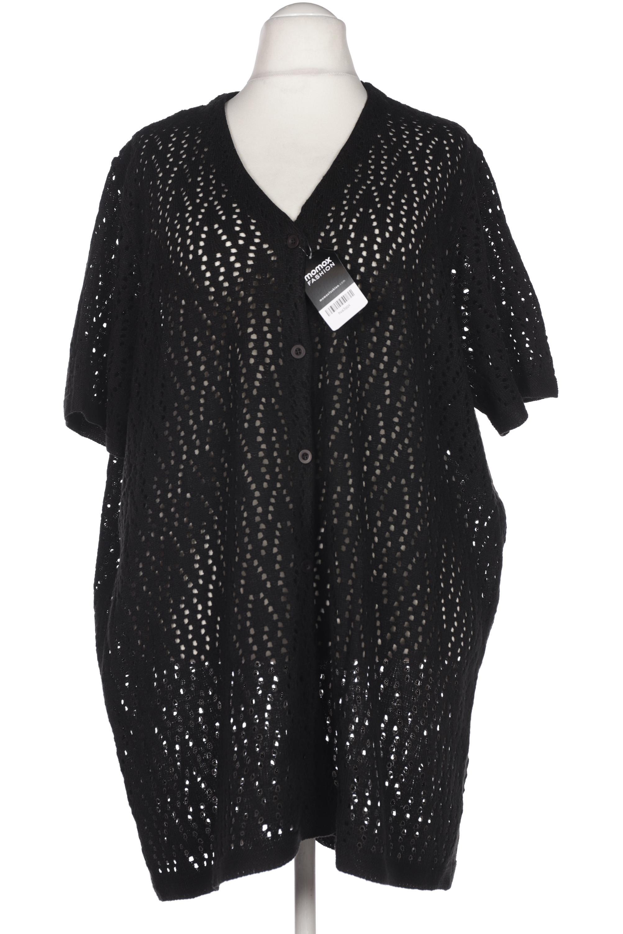 

Miamoda Damen Strickjacke, schwarz, Gr. 56