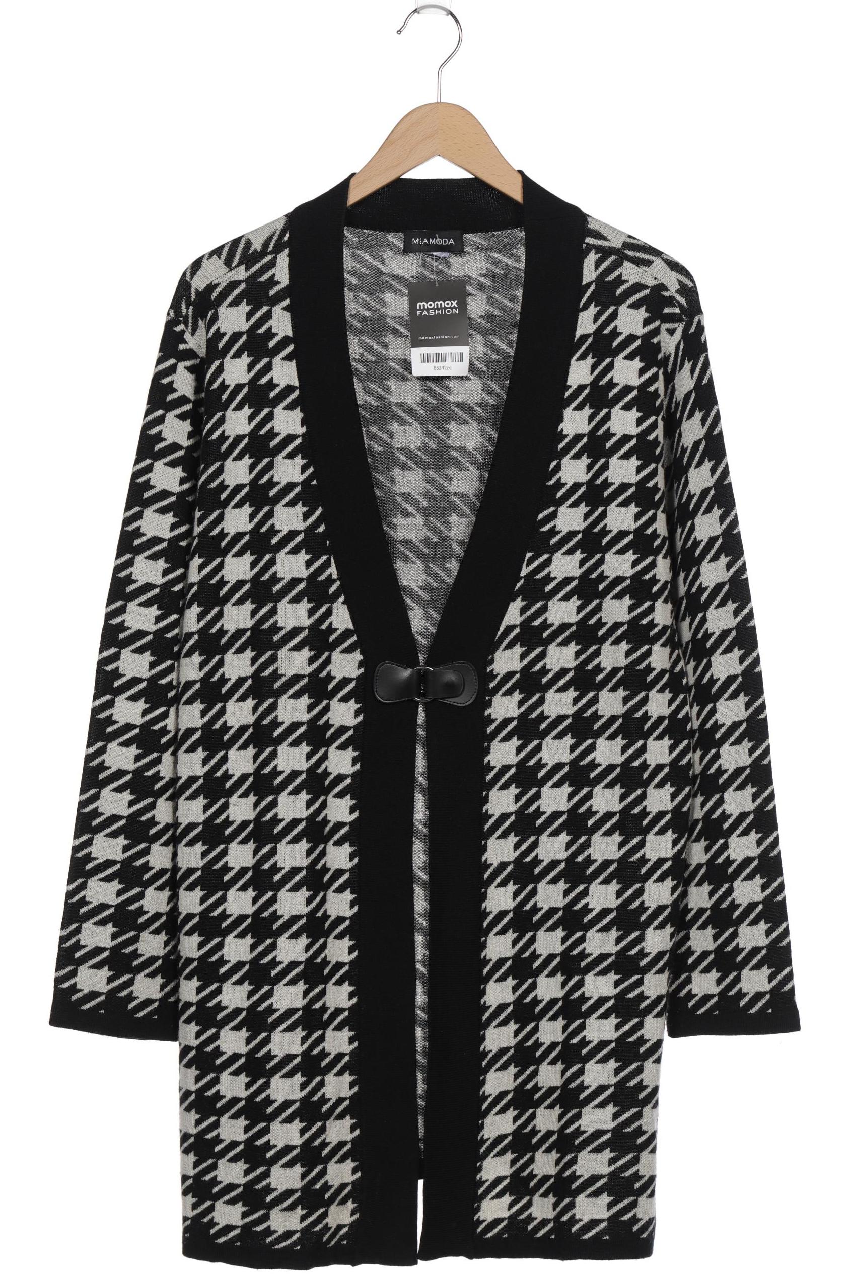 

Miamoda Damen Strickjacke, schwarz, Gr. 48