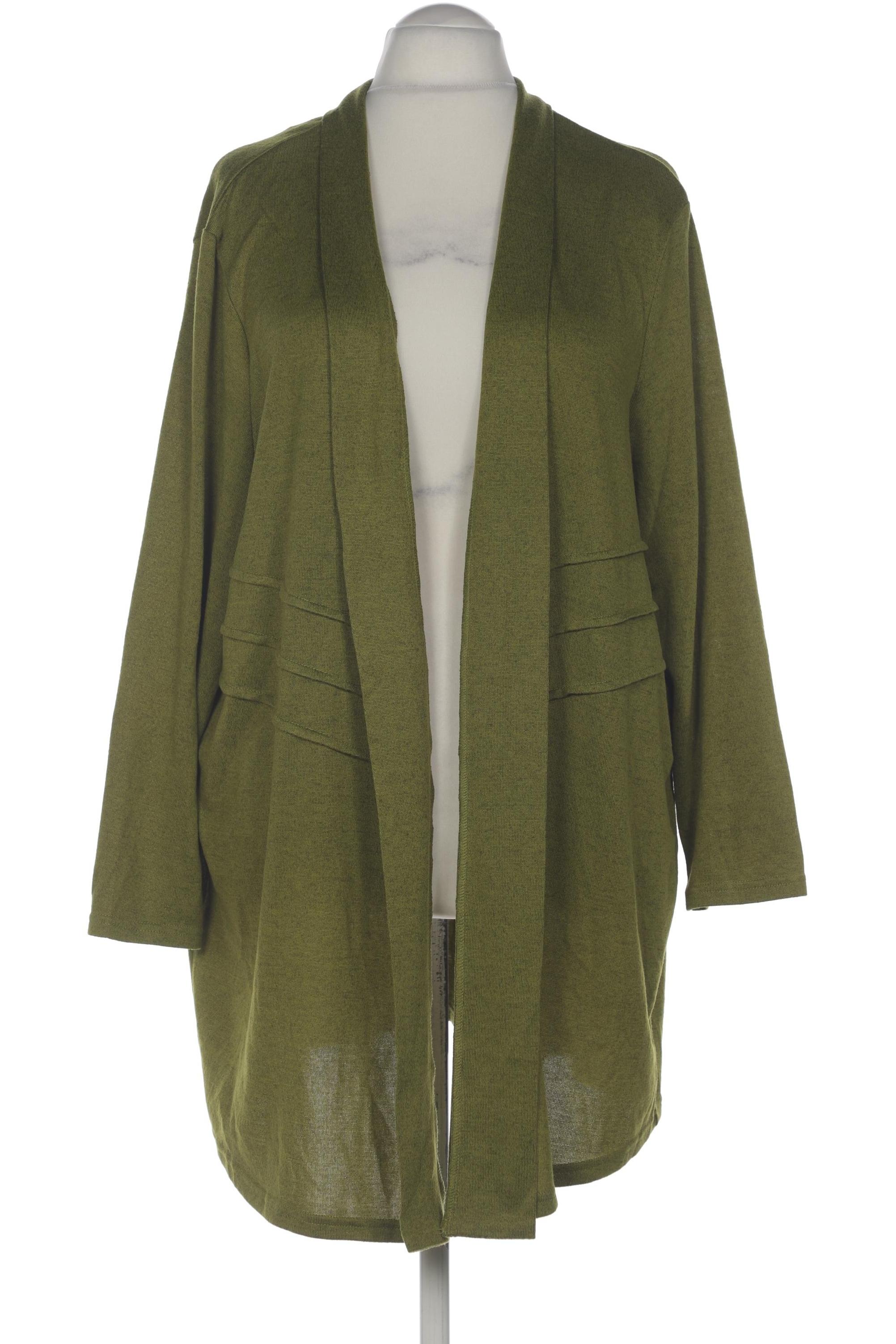 

Miamoda Damen Strickjacke, grün, Gr. 58