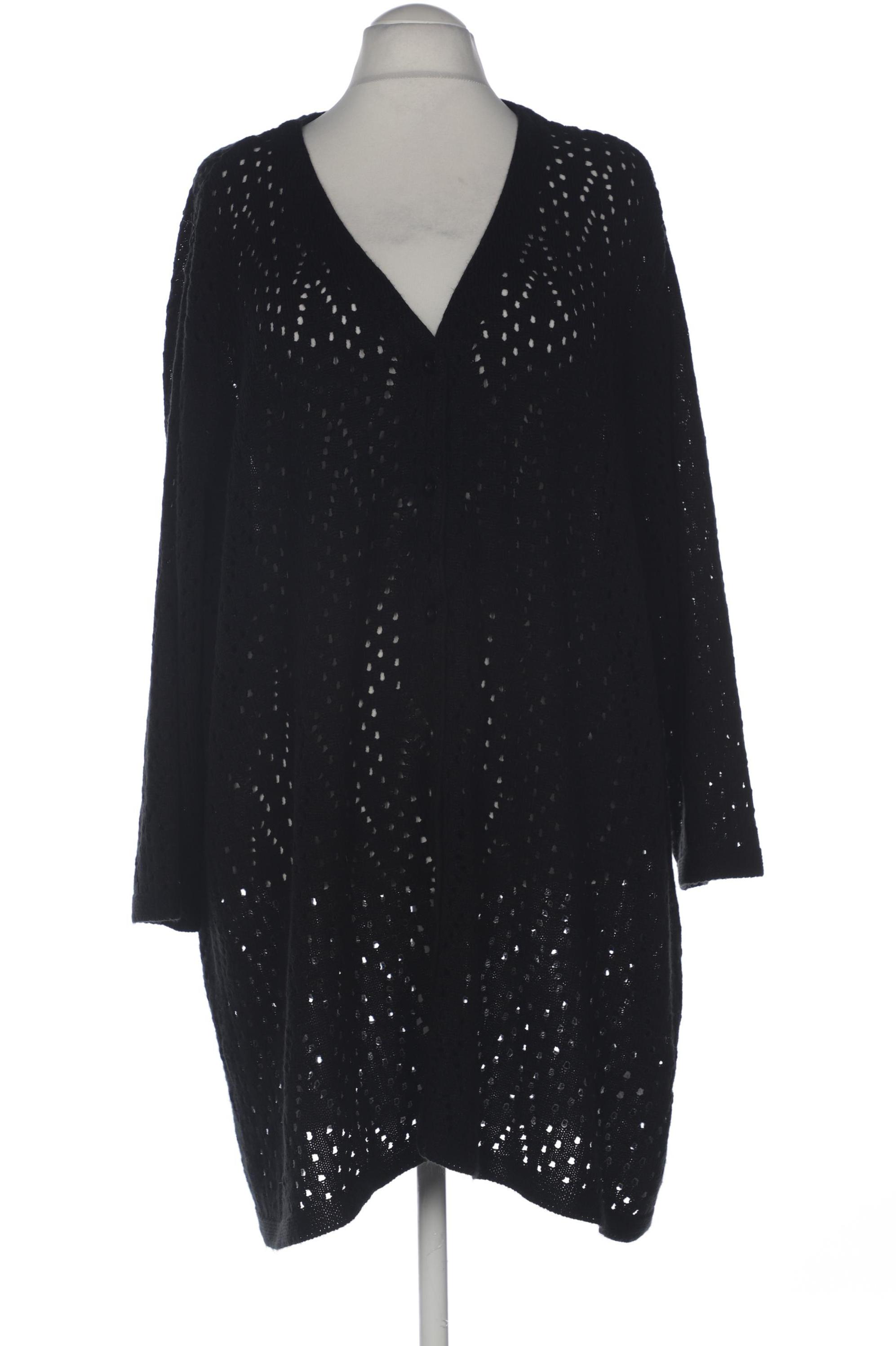 

Miamoda Damen Strickjacke, schwarz, Gr. 60