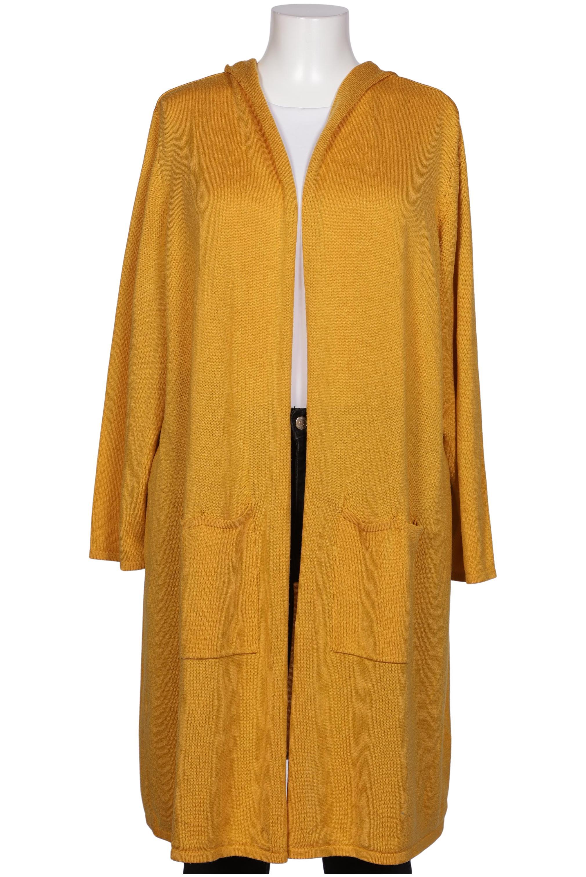 

Miamoda Damen Strickjacke, gelb, Gr. 54