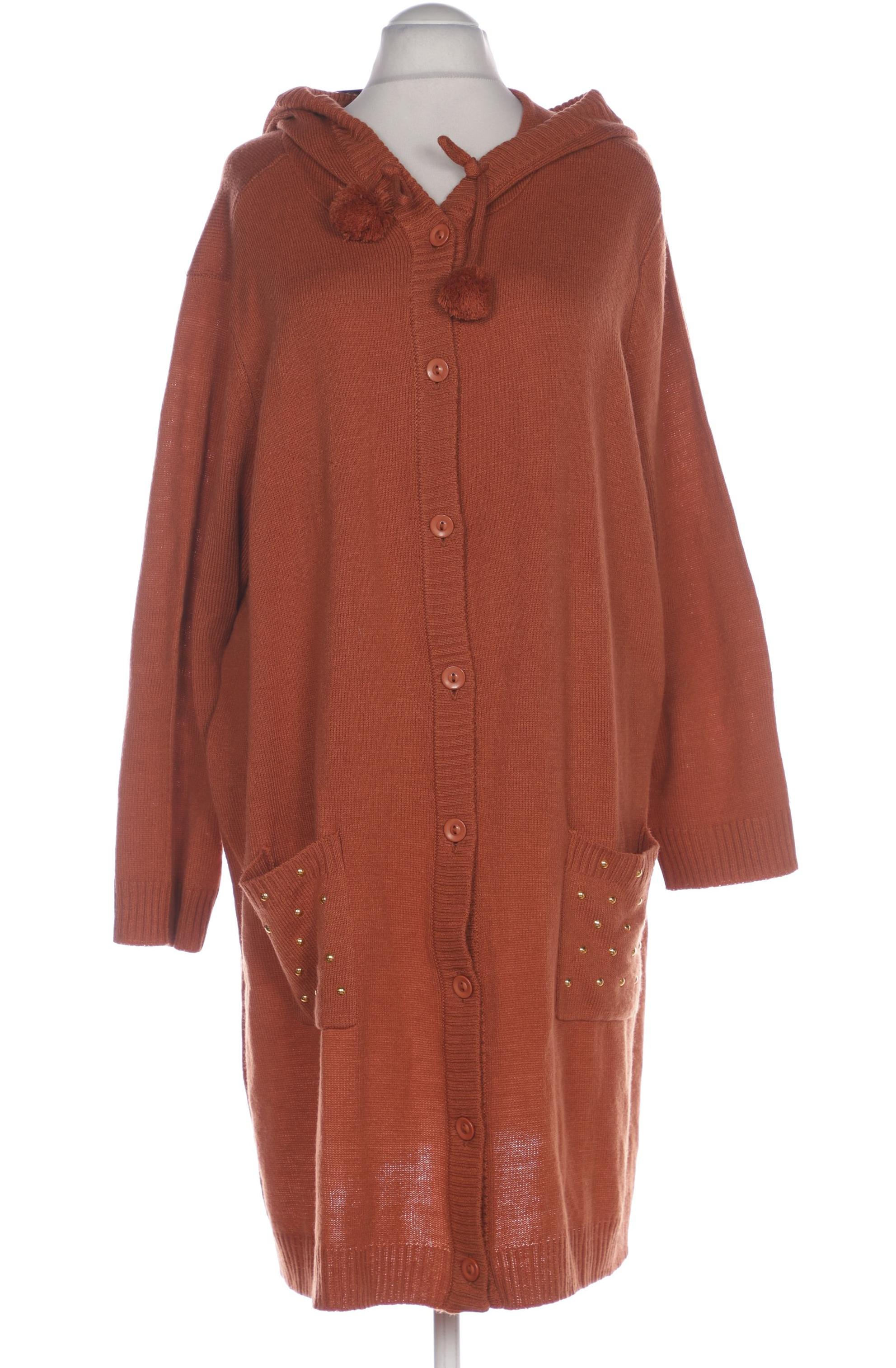 

Miamoda Damen Strickjacke, braun, Gr. 56