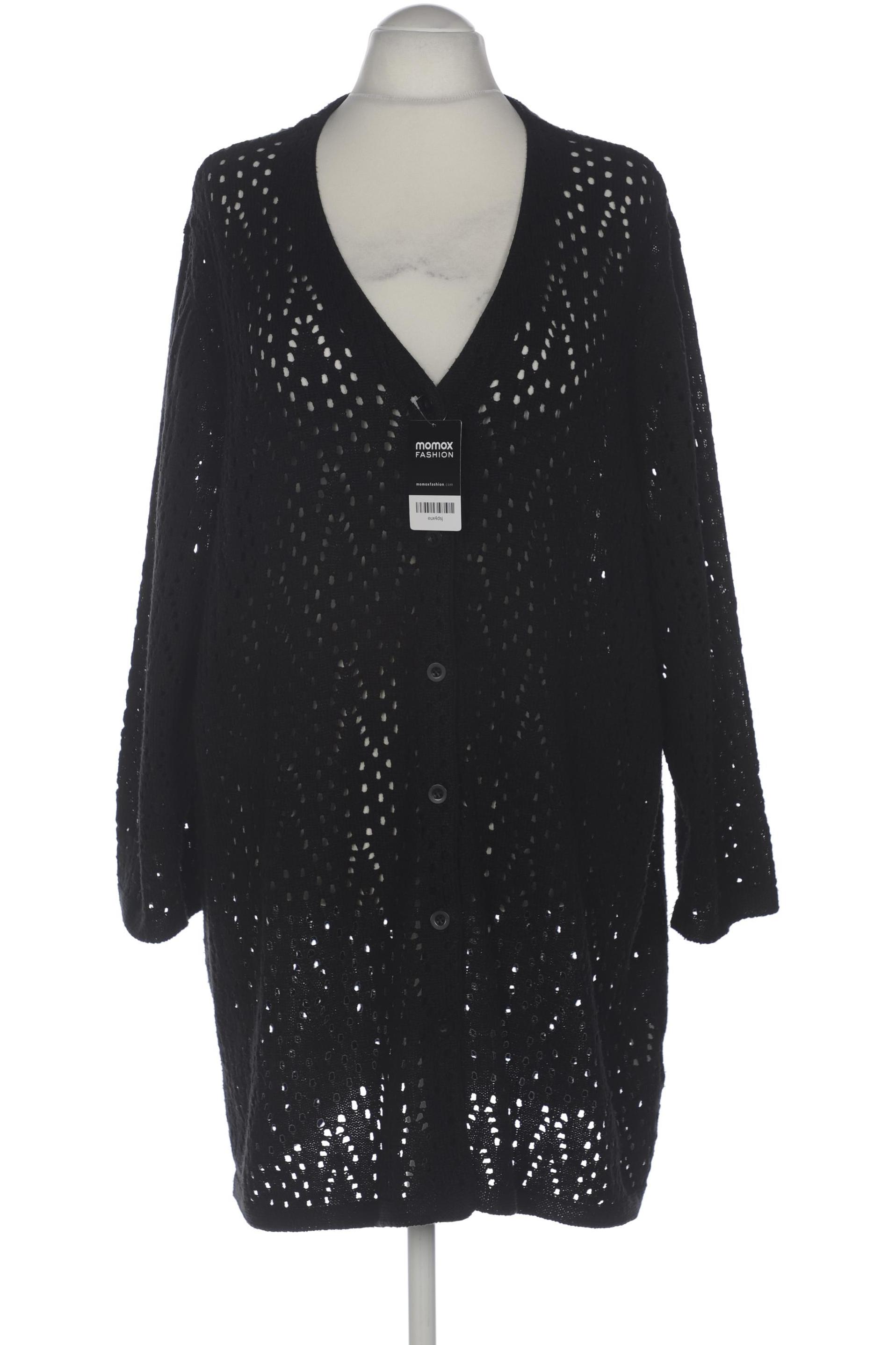 

Miamoda Damen Strickjacke, schwarz, Gr. 56