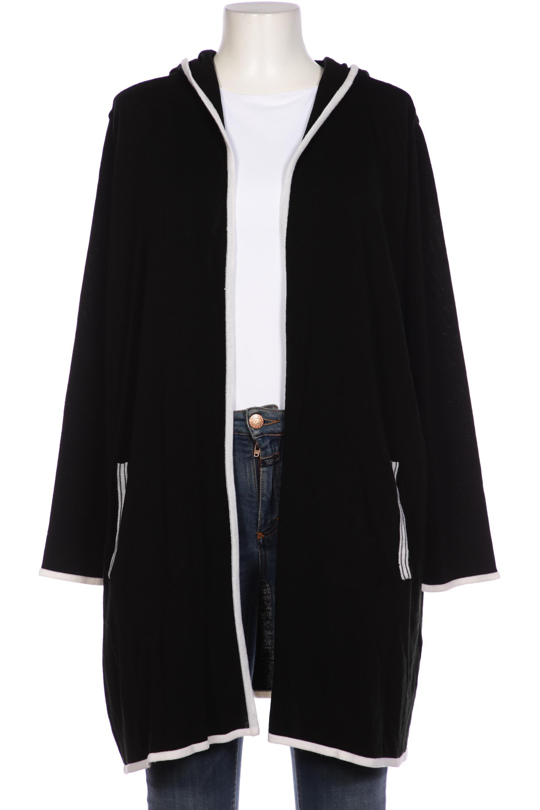 

Miamoda Damen Strickjacke, schwarz, Gr. 52
