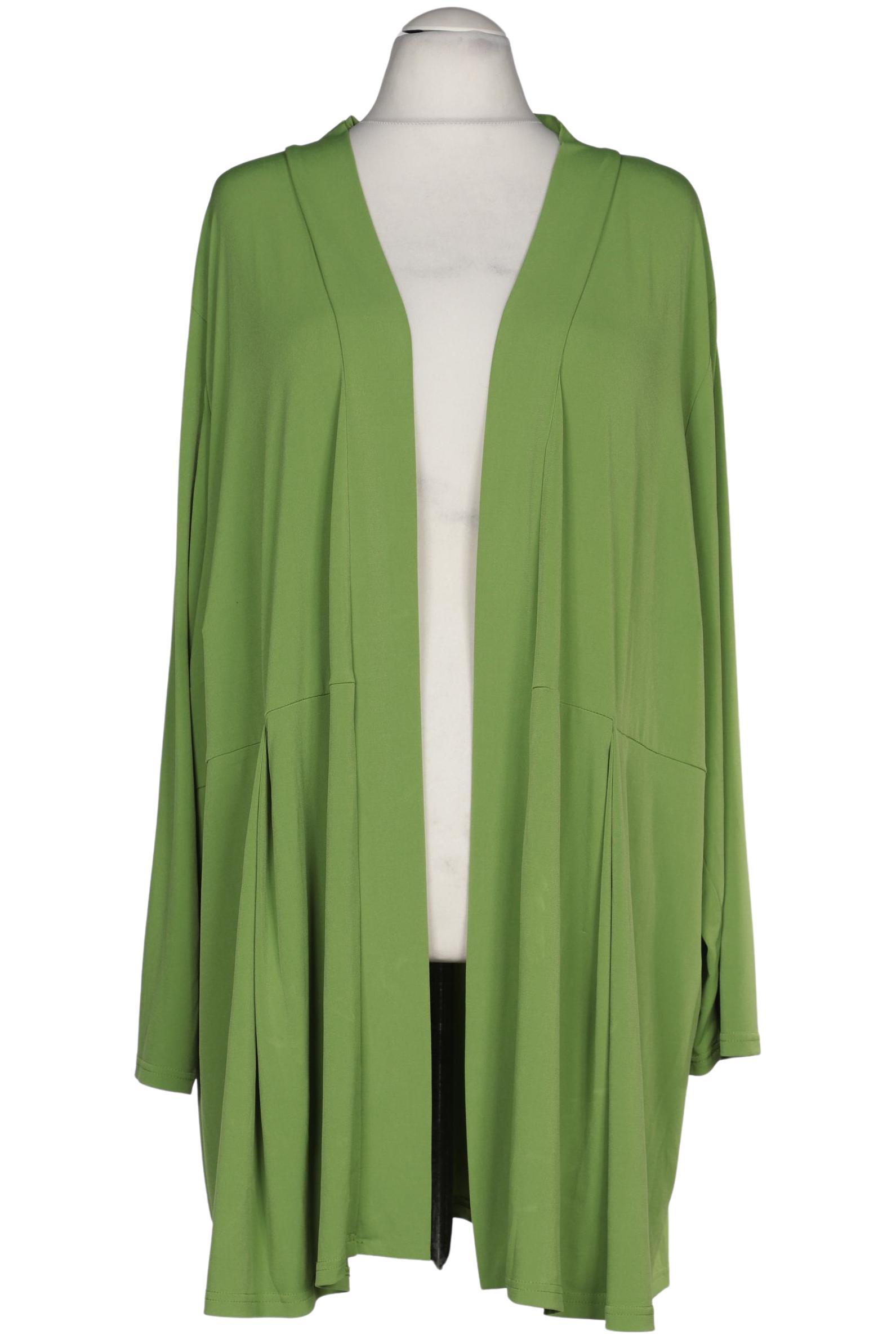 

Miamoda Damen Strickjacke, grün, Gr. 56