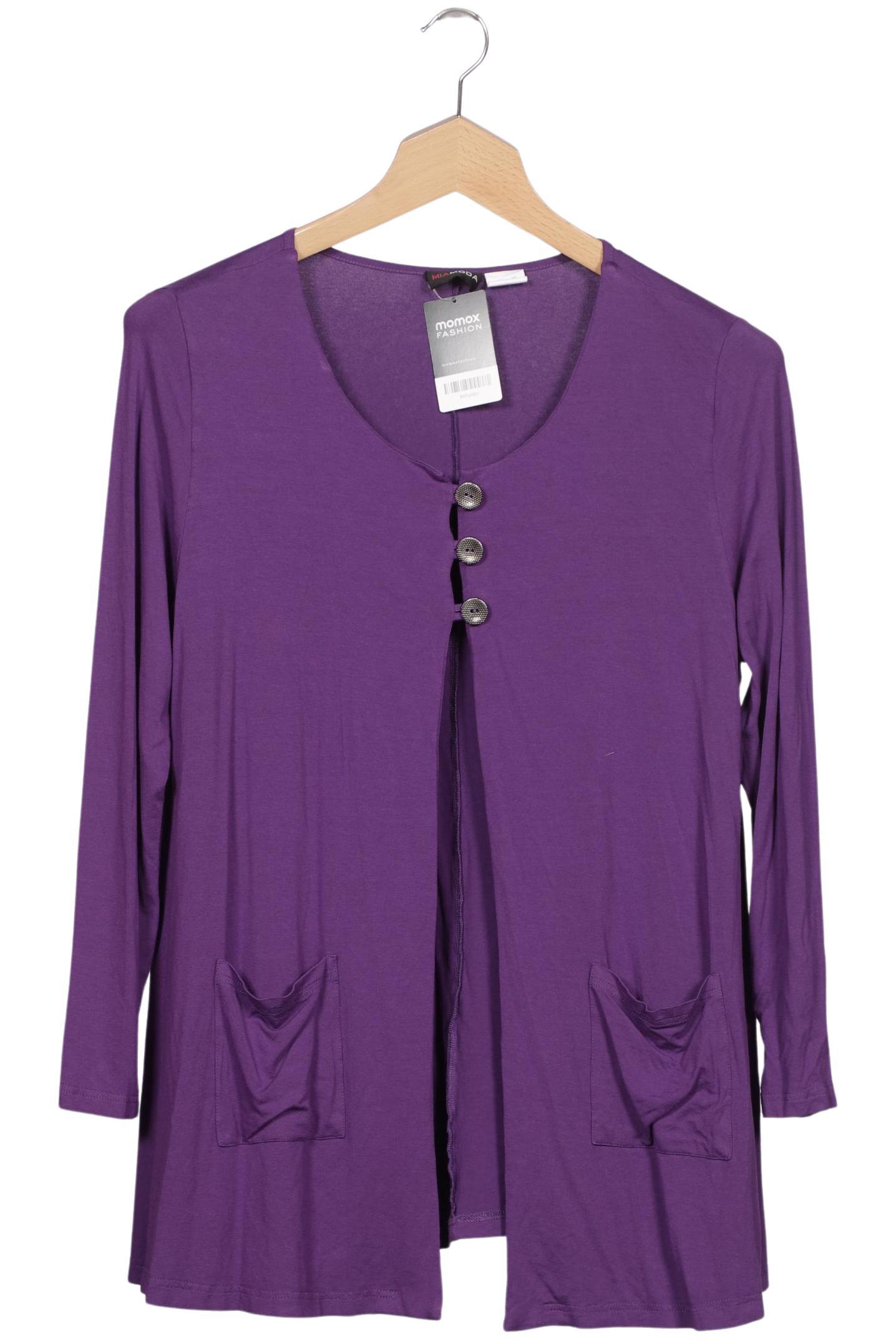 

Miamoda Damen Strickjacke, flieder, Gr. 48