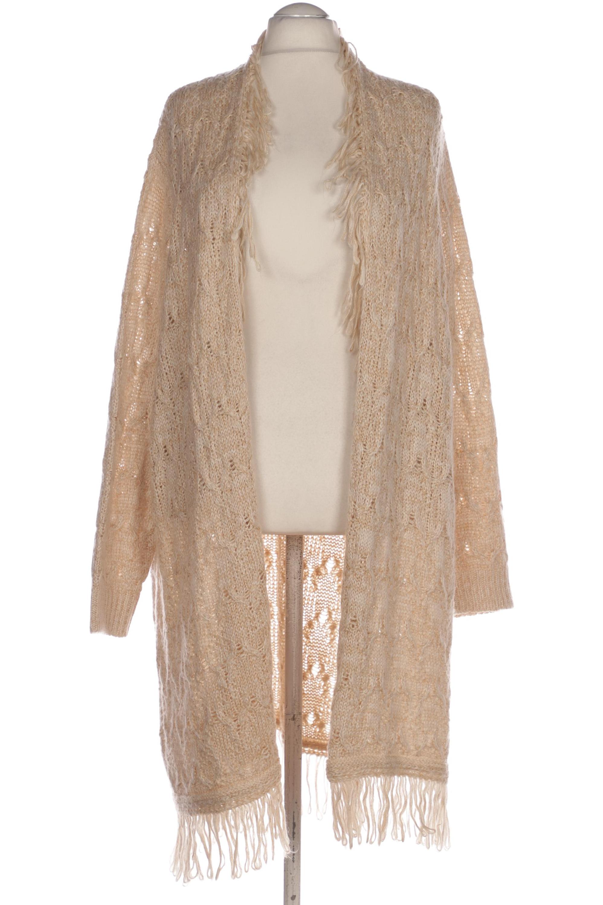 

Miamoda Damen Strickjacke, beige, Gr. 56