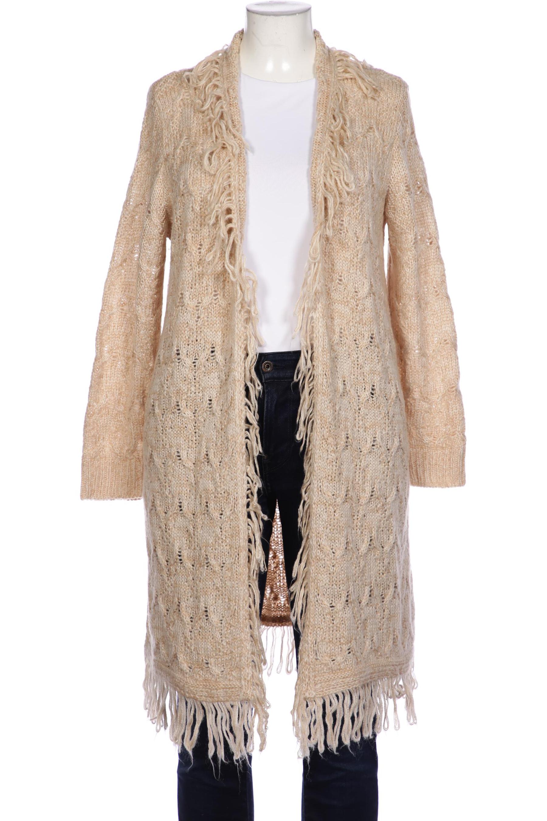 

Miamoda Damen Strickjacke, beige, Gr. 42